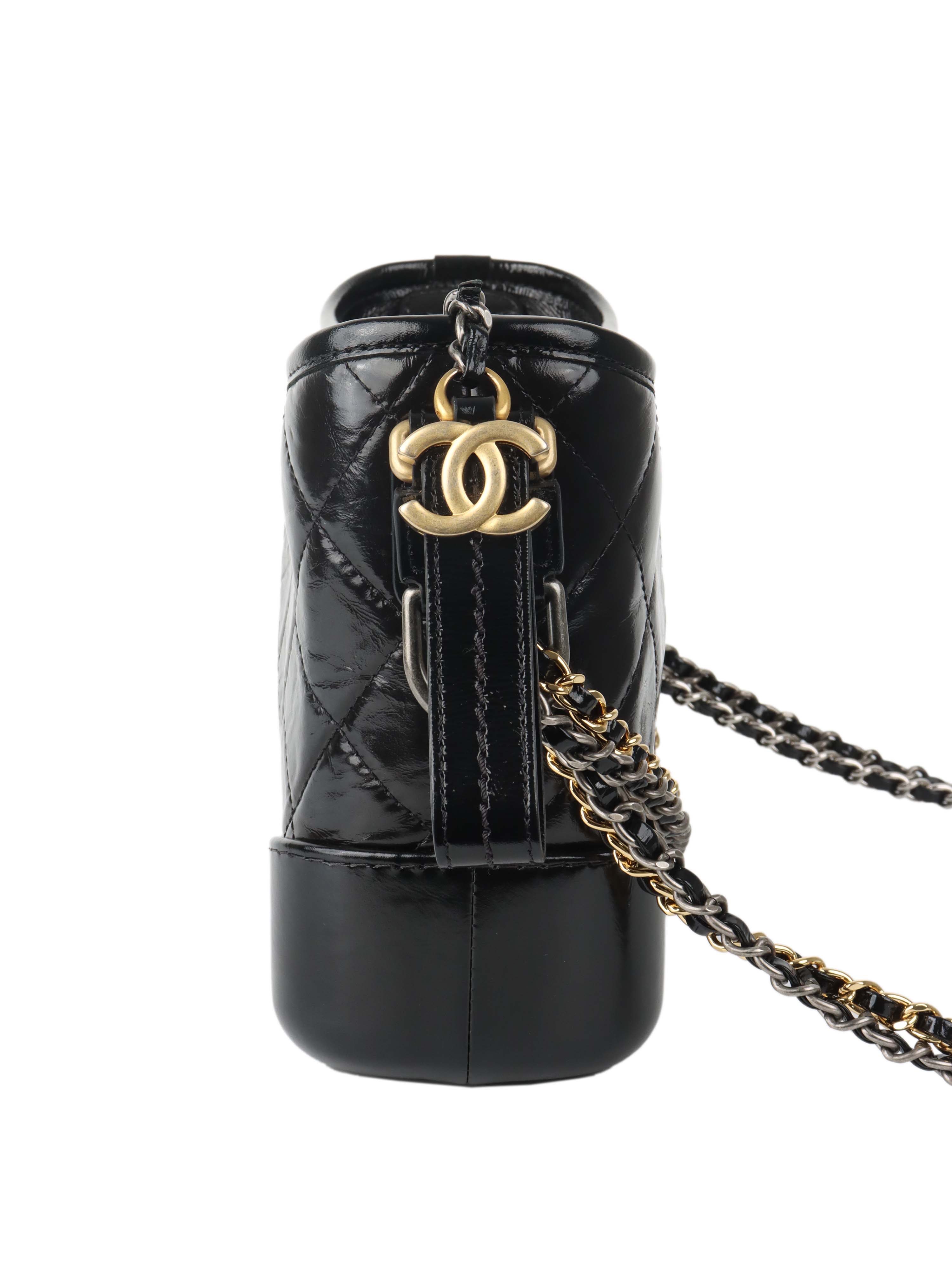 Chanel Black Small Gabrielle Bag with Gold Hardware - Luxury Crossbody Shoulder Bag for Women, Perfect for Date Night, Parties & Everyday Elegance