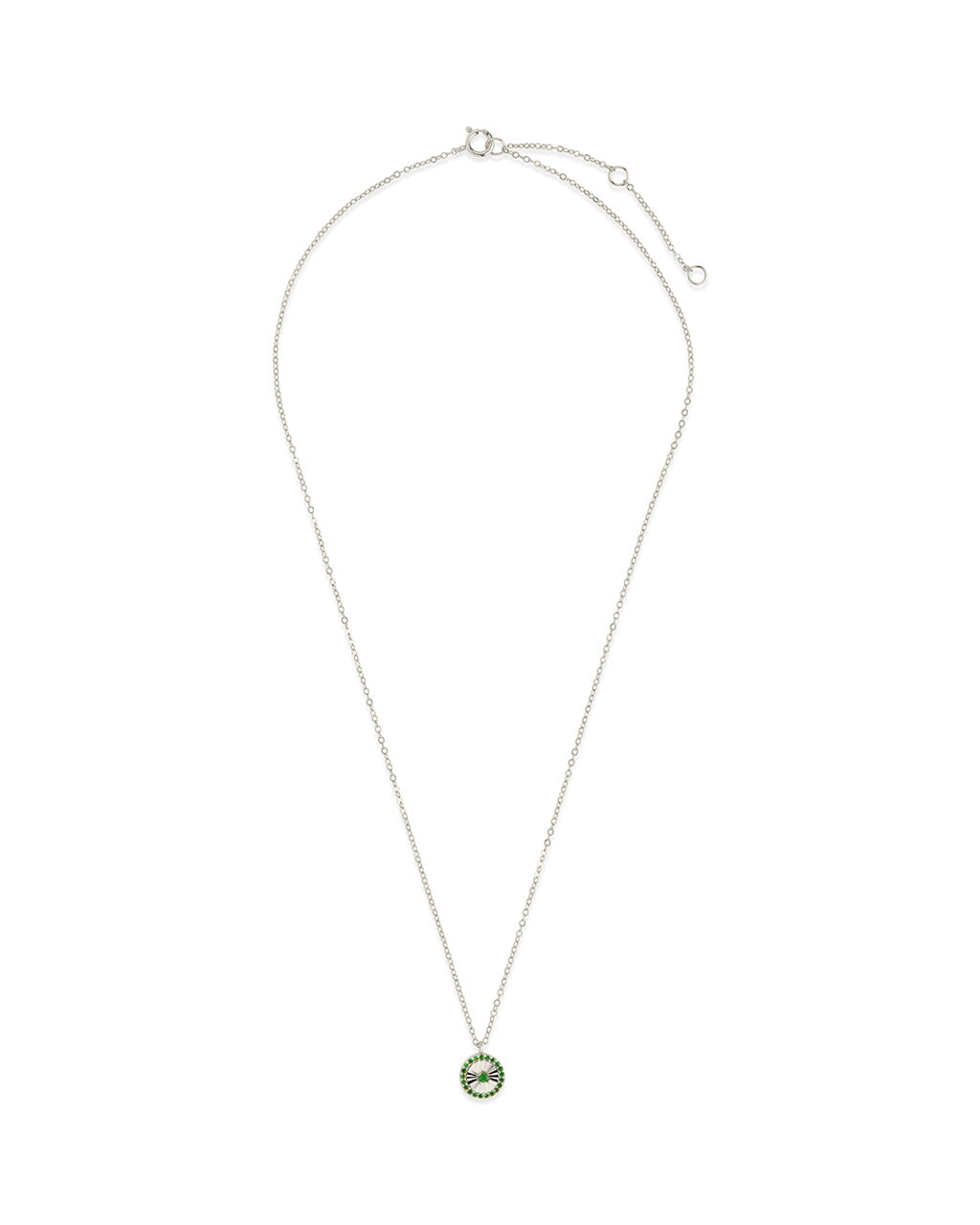Katrina Emerald CZ Pendant Necklace - Elegant Cubic Zirconia Jewelry for Women | Perfect for Parties, Weddings & Special Occasions