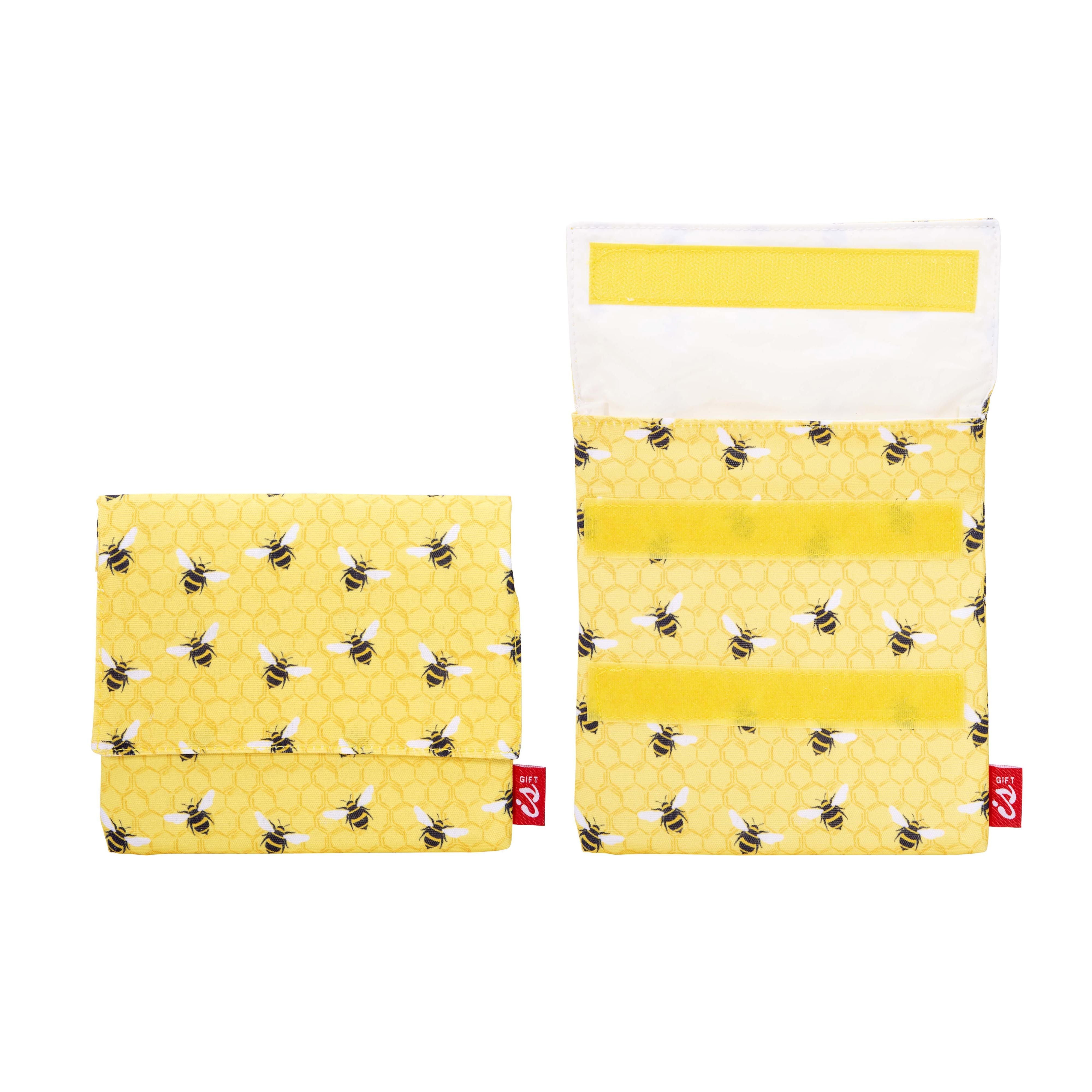 Eco-Friendly Reusable Beeswax Sandwich Bags - Sustainable Food Storage for Lunches, Snacks & Picnics | Plastic-Free Alternative to Ziploc Bags