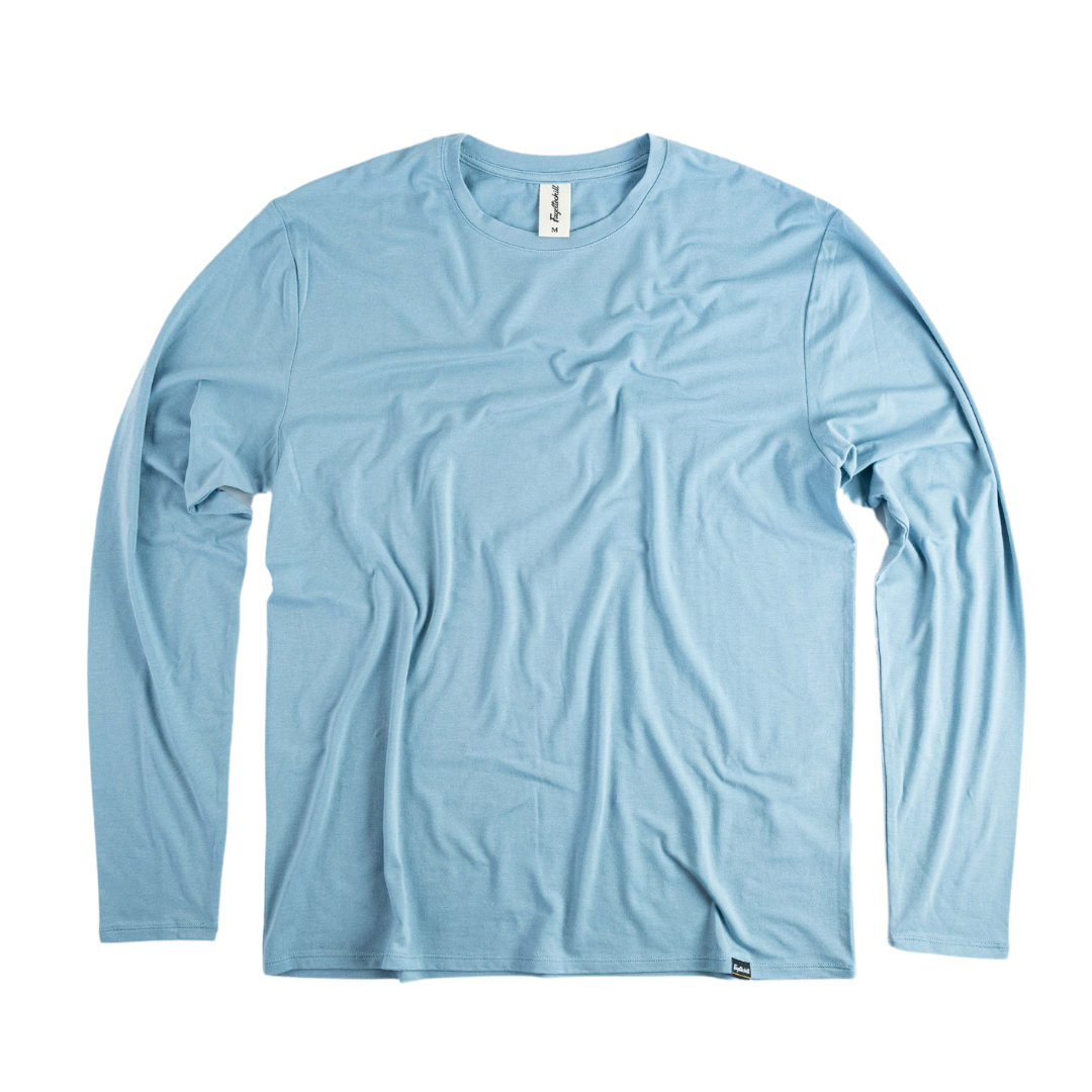 Men's Hobbs Long Sleeve T-Shirt - Comfortable Cotton Crewneck Tee for Casual Wear & Everyday Outfits