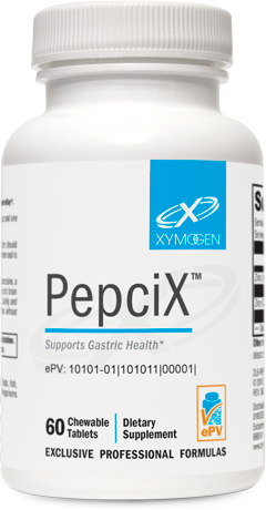 Xym Pepcix 60 Chewable Tablets for Heartburn Relief - Fast-Acting Antacid for Acid Reflux & Indigestion - Perfect for After Meals, Travel & On-The-Go Digestive Support