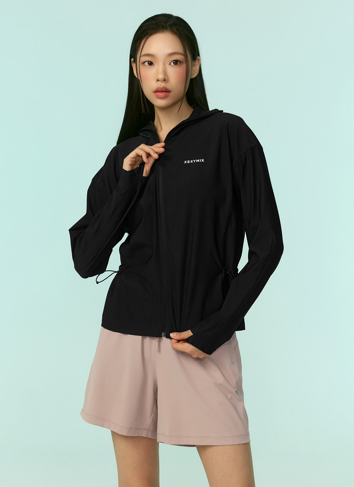 Lightweight Cooling String Hoodie Jacket for Men & Women - Breathable Summer Outdoor Wear for Running, Yoga, and Casual Street Style