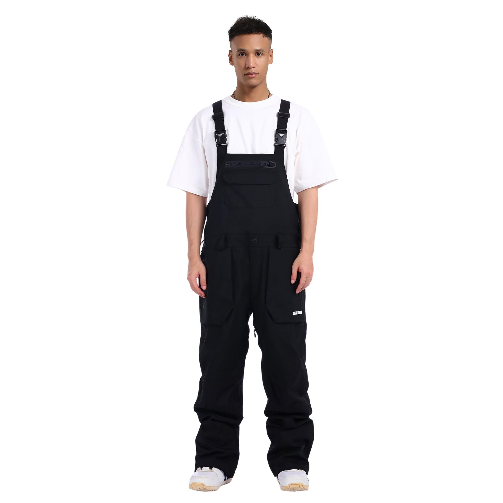 Men's Waterproof Snowboard Bib Overalls - Windproof Ski Pants with Adjustable Straps for Winter Sports | Warm Snowboarding Gear for Skiing, Snowboarding & Outdoor Adventures