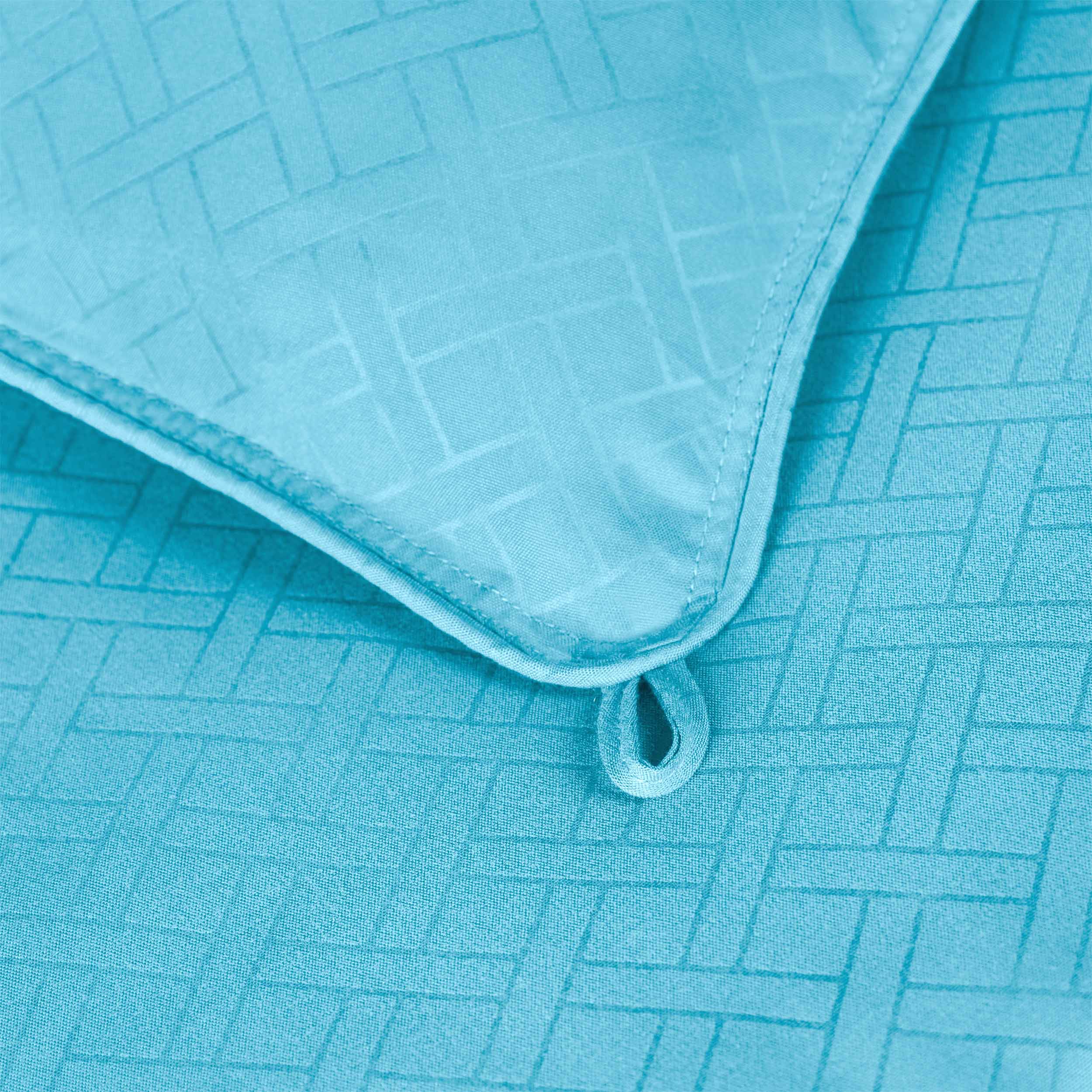 Luxury Basketweave Plush Down Alternative Comforter - Hypoallergenic & Breathable All-Season Bedding for Master Bedroom, Guest Room & Dorm