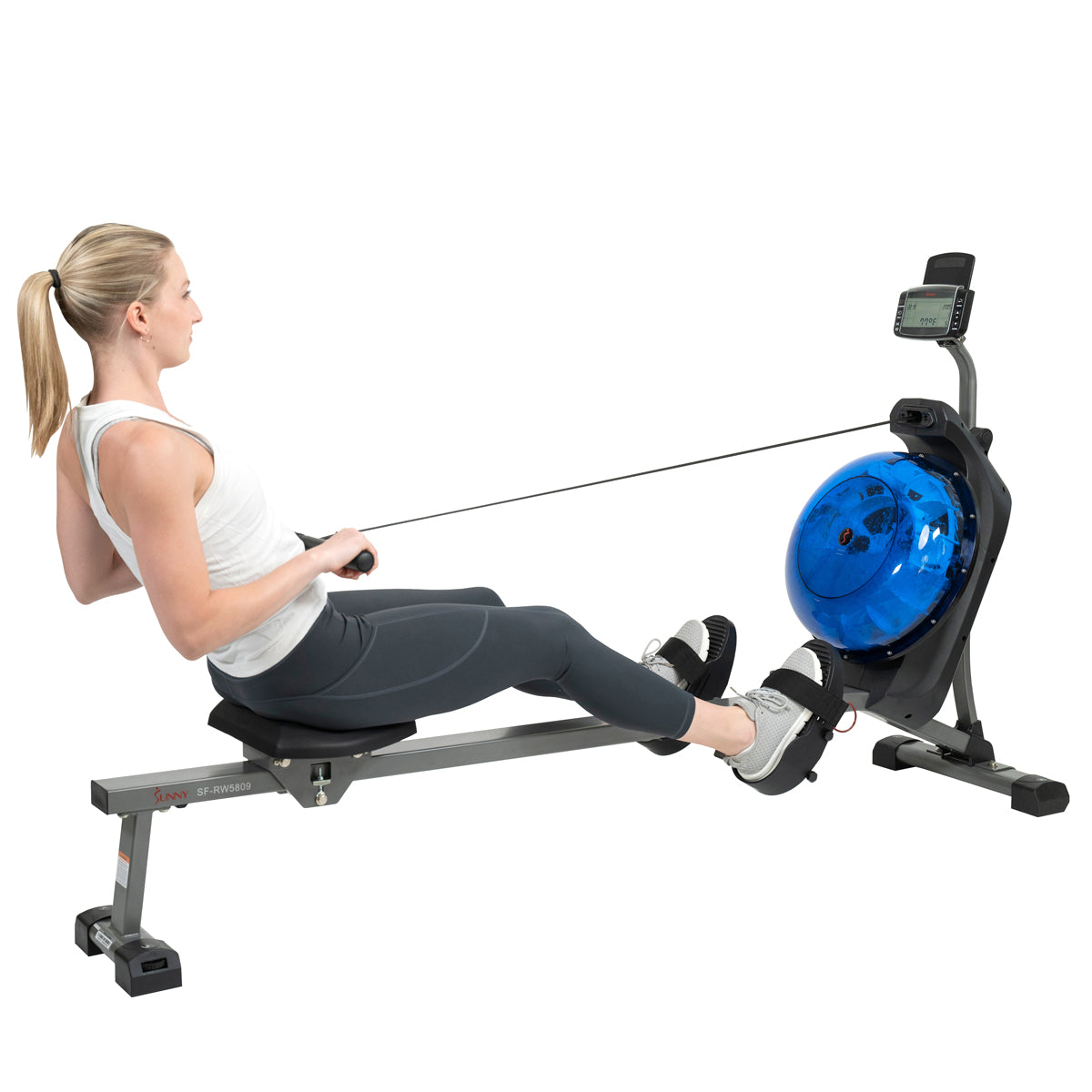 Hydro+ Dual Resistance Magnetic Water Rowing Machine for Home Gym - Full Body Workout Equipment for Cardio & Strength Training | Perfect for Small Spaces & Indoor Fitness