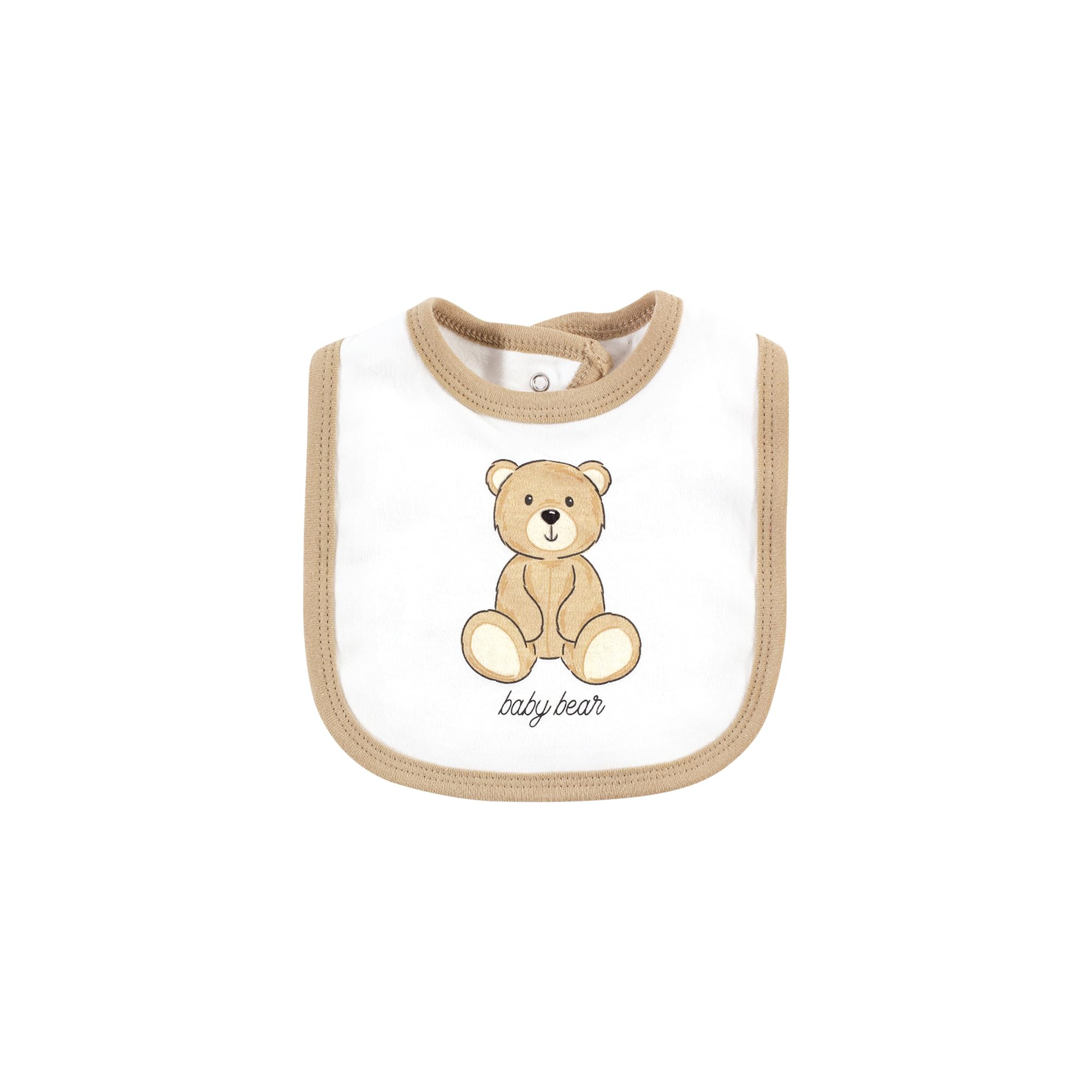 Hudson Baby Cotton Bodysuit Set - Unisex Outfit with Bib for Newborns & Infants