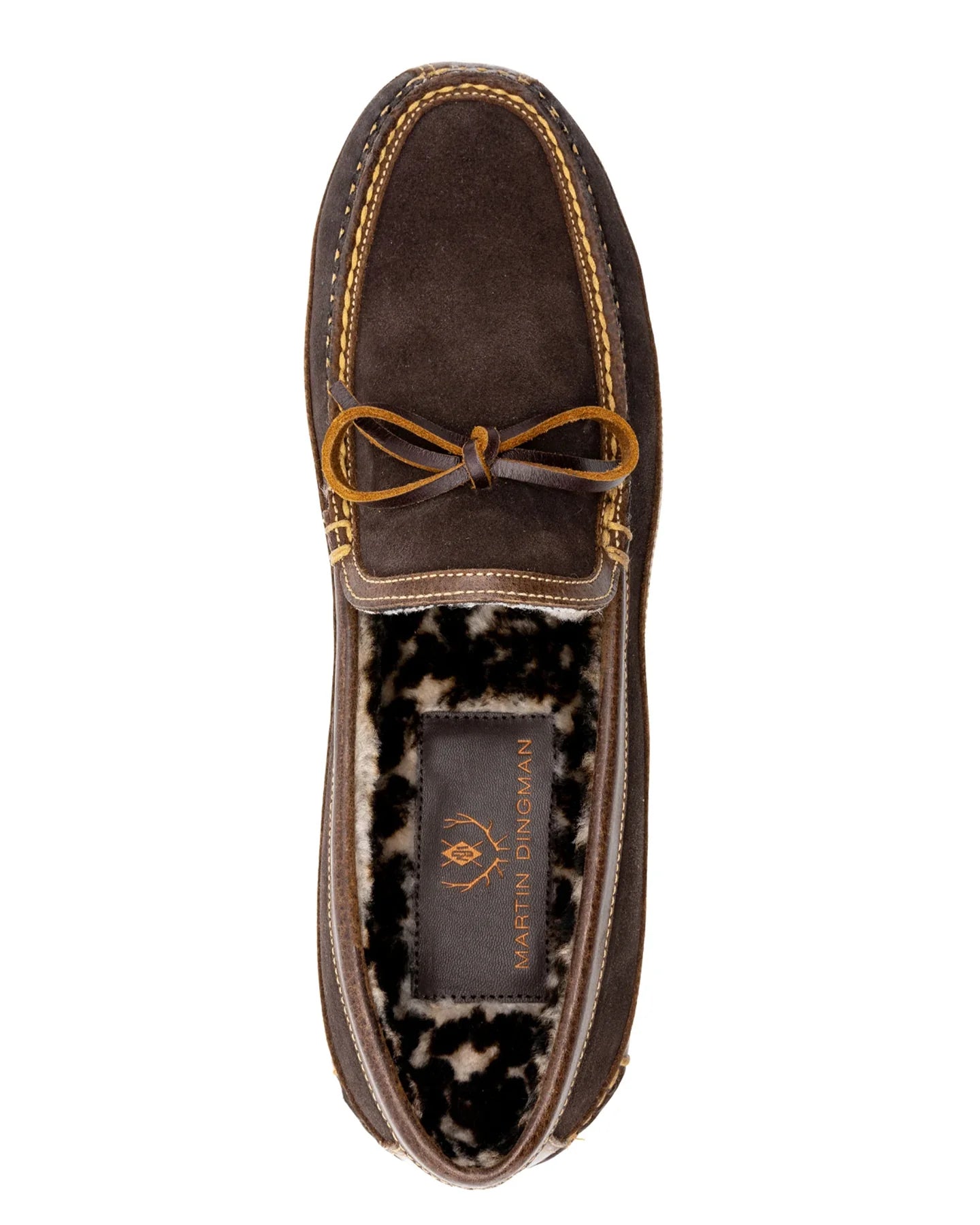 Martin Dingman Men's Walnut Suede House Slippers - Comfortable Indoor/Outdoor Slippers for Home, Lounge & Backyard Wear