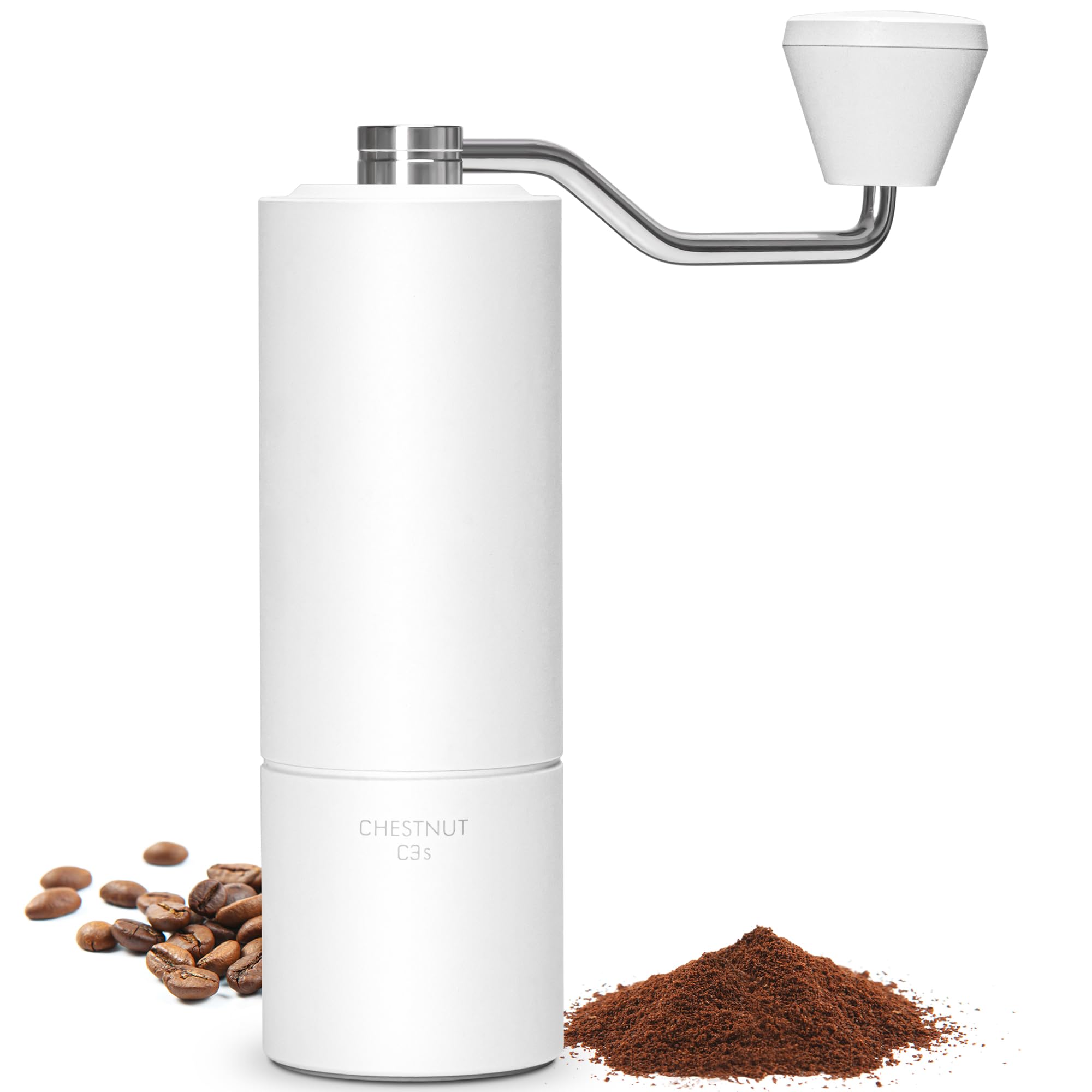 TIMEMORE Chestnut C3S Manual Coffee Grinder - Adjustable Stainless Steel Conical Burr, 20g Capacity for Espresso, French Press, Pour Over & Cold Brew - Perfect for Home Baristas & Coffee Enthusiasts