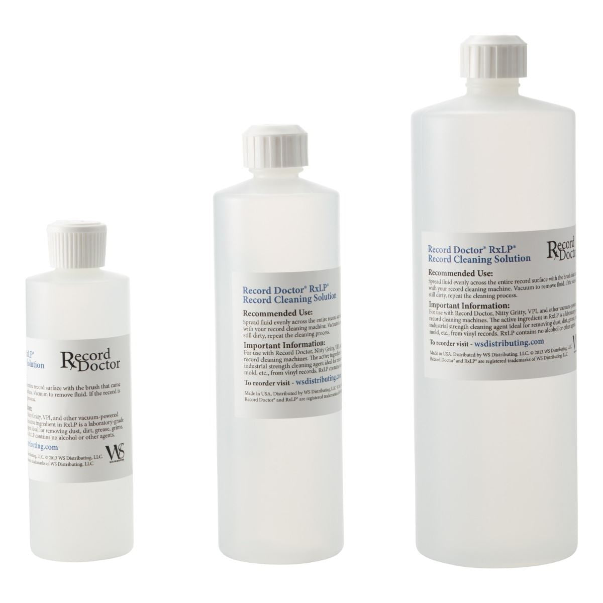 Record Doctor RxLP Record Cleaning Solution - 16 oz Vinyl Record Cleaner for Turntables & LP Players - Perfect for Home Audio, DJs & Music Collectors