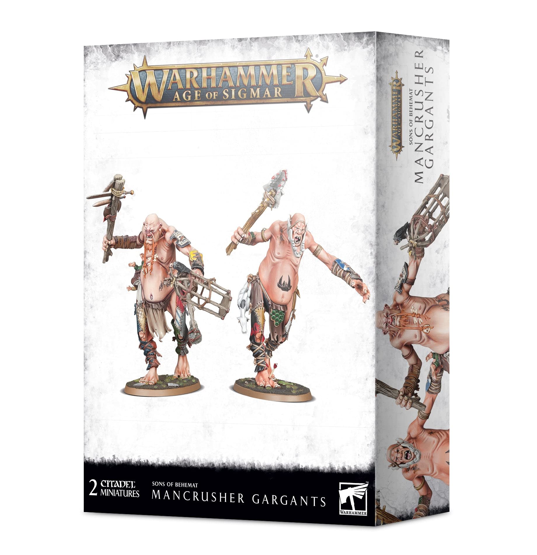 Games Workshop Age of Sigmar Sons of Behemat Mancrusher Gargants - Giant Miniature Figures for Warhammer Tabletop Battles & Fantasy Wargaming