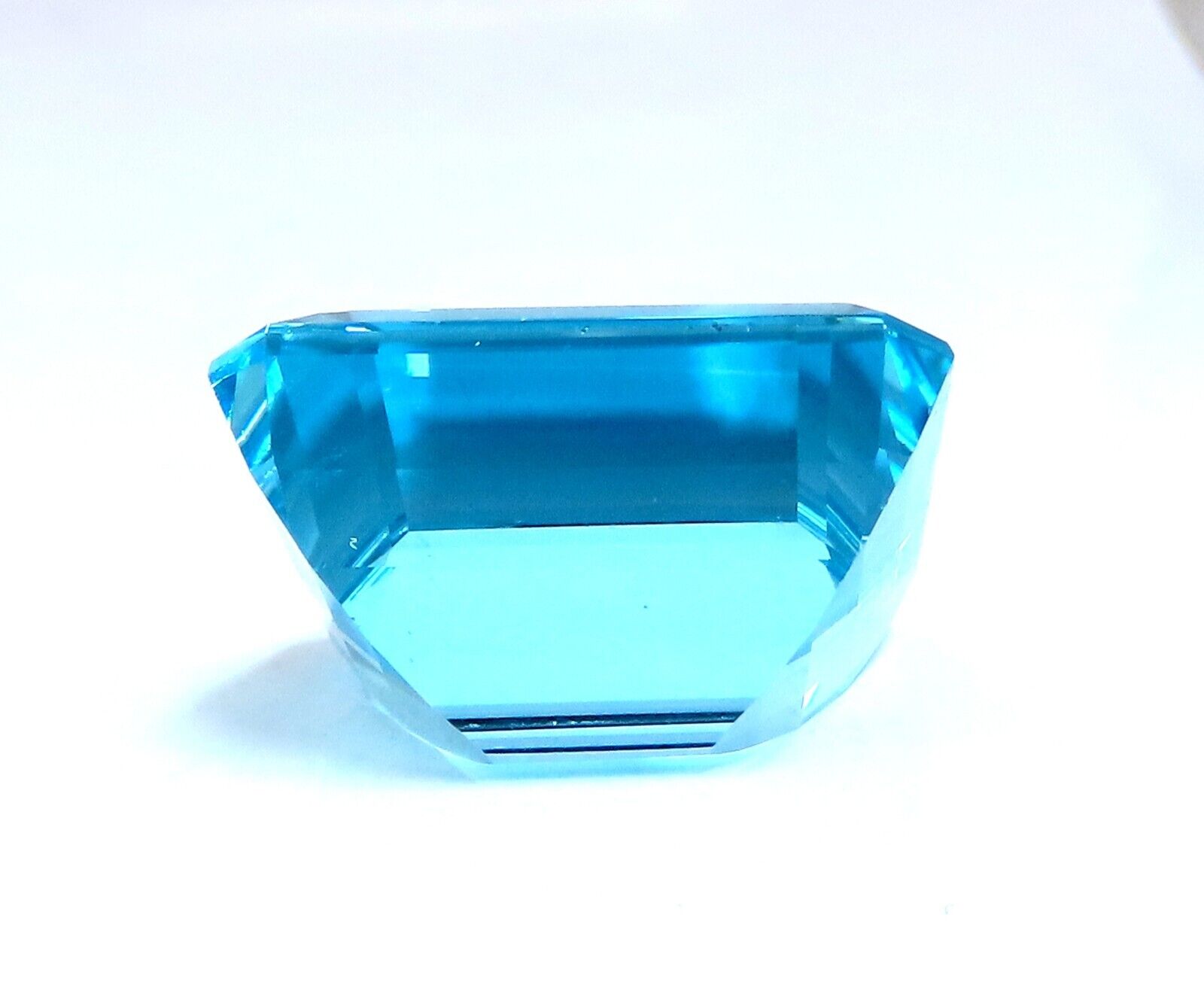 GIA Certified 46.87ct Natural Blue Emerald Cut Aquamarine Gemstone - Stunning Birthstone Jewelry for March, Engagement Rings & Luxury Gifts