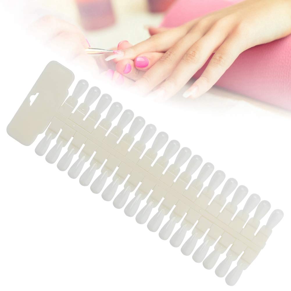 36 Tips Double Sided Nail Gel Color Display Cards - Professional Nail Art Practice Samples & Training Tools for Salons, Students & DIY Manicures at Home