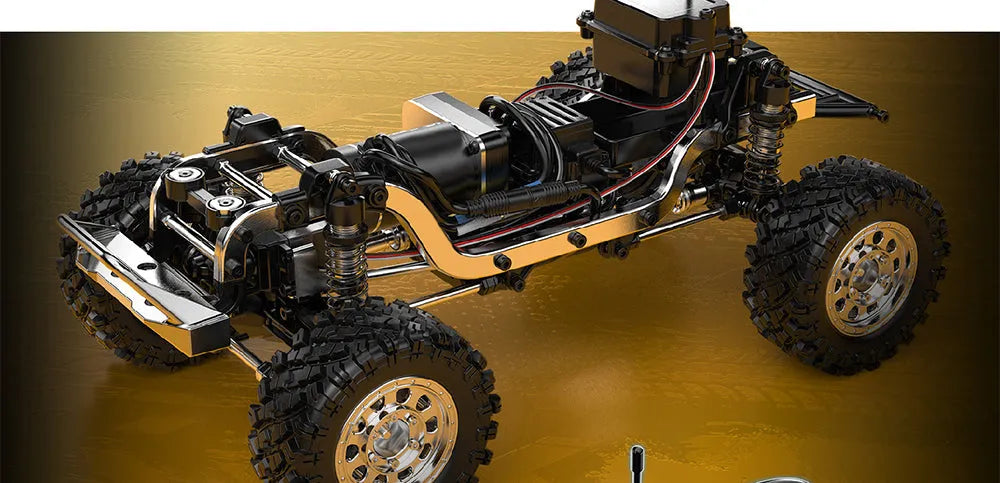 MJX Hyper Go H12Y+ 1/12 Scale High Speed RC Car - 3650 Brushless Motor, Durable Aluminum Shell, 4WD Off-Road Remote Control Truck (Yellow) - Perfect for Backyard Racing, Off-Road Adventures & RC Hobbyists
