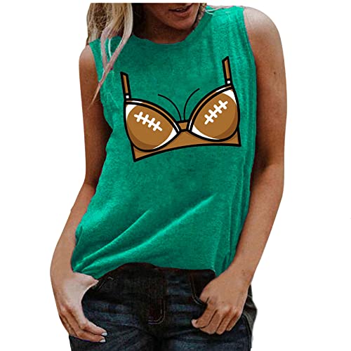 Bolayu Women's Cute Cartoon Print Sleeveless Tank Top - Summer Casual Round Neck Vest Tee Shirt - Perfect for Beach Outings, Gym Wear & Everyday Fashion