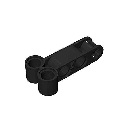 Gobricks GDS-941 15-Piece Black Axle & Pin Connector Set - Perpendicular Building Block Accessories Compatible with Lego 98989 & Major Brick Brands | DIY Technical Parts for Model Construction, Robotics, and STEM Projects (080)