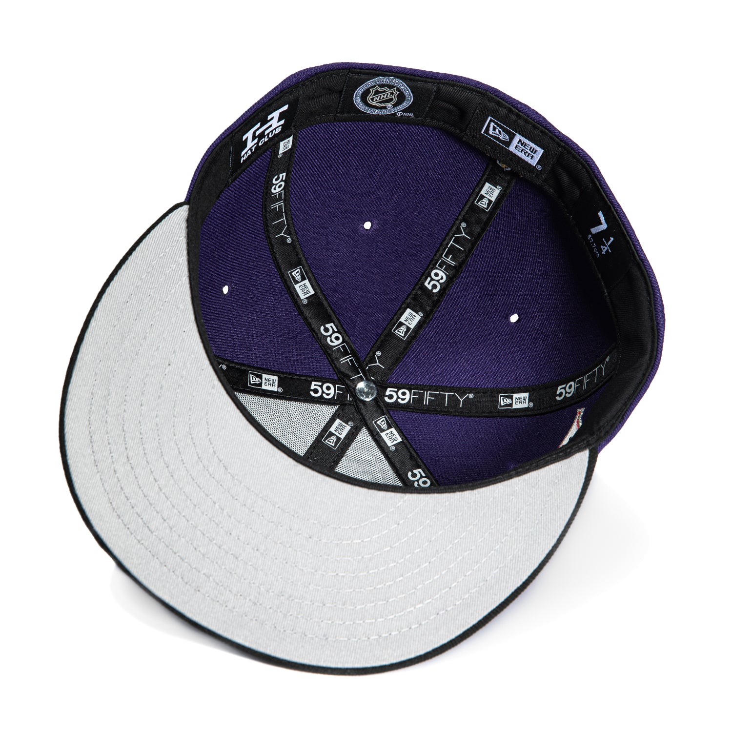 New Era 59Fifty Anaheim Ducks Inaugural Patch Hat - Purple, Black & Red Snapback Cap | Official NHL Hockey Fan Gear for Men & Women | Perfect for Games, Collecting & Streetwear Fashion