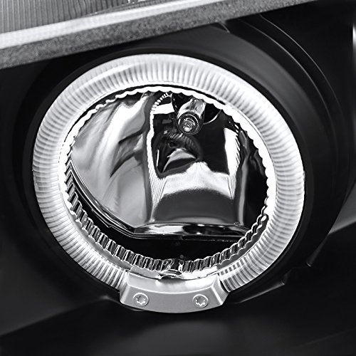 Spec-D Tuning 2LHP-CV064JM-TM Black Dual Halo LED Projector Headlights for Honda Civic 4D - High Performance Lighting Upgrade for Night Driving & Custom Car Styling