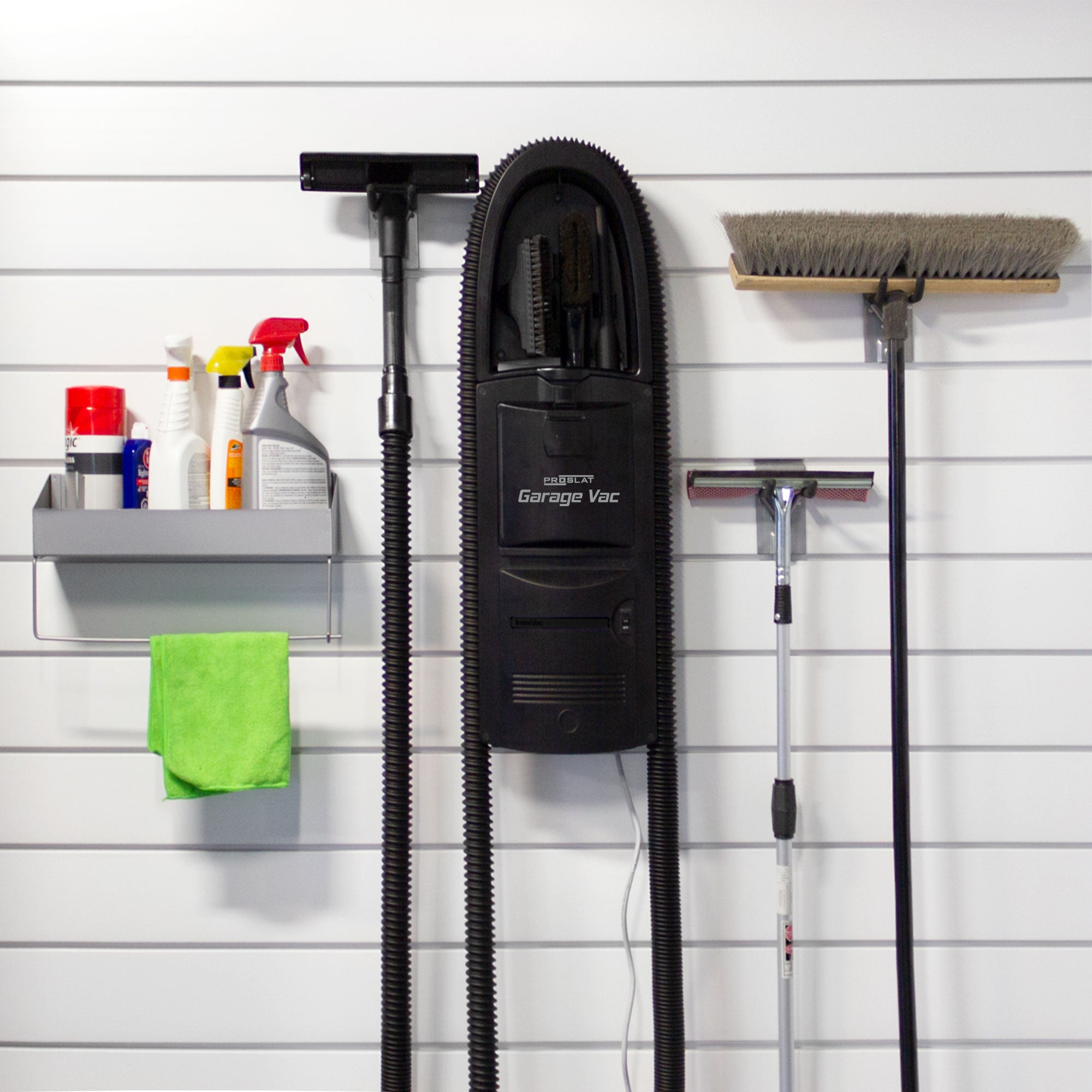 Proslat Wall Mount Garage Vacuum - Heavy Duty Garage Storage System for Tools & Equipment - Perfect for Home Garage, Workshop & Auto Shop Organization