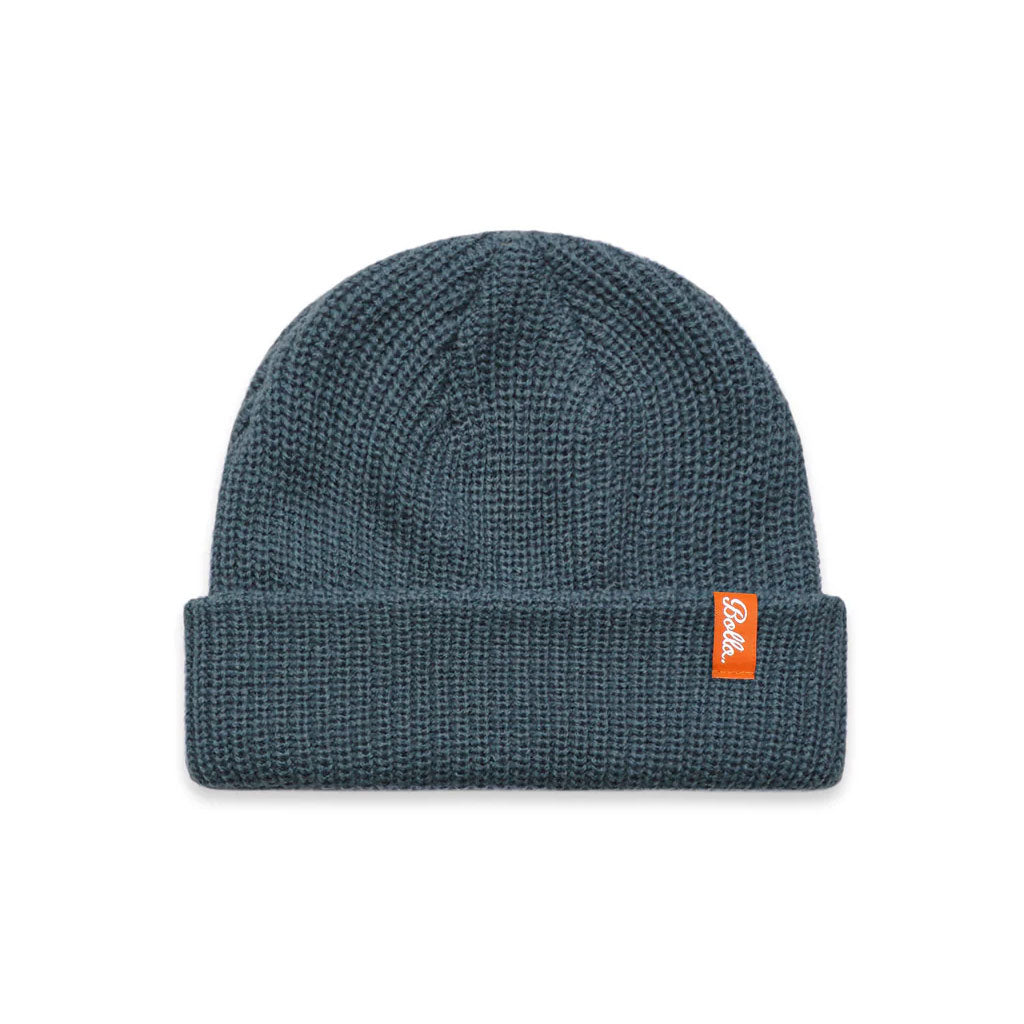 Bolla Daily Cuff Beanie Hat for Men & Women - Soft Winter Knit Skull Cap in Patrol Blue - Perfect for Outdoor Activities, Skiing, and Cold Weather Fashion