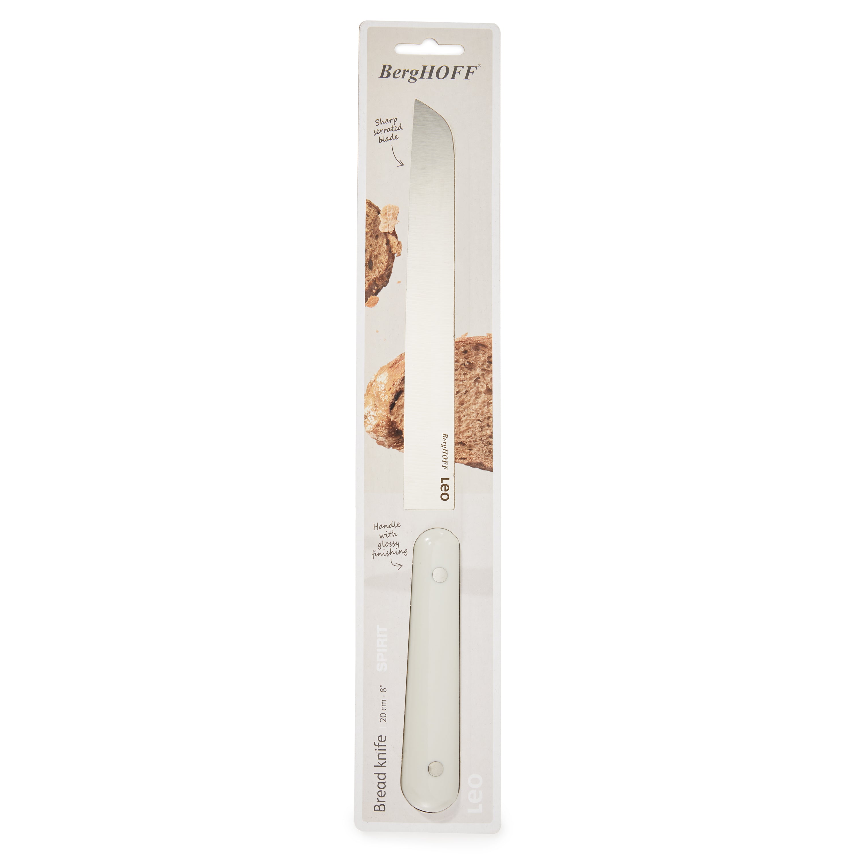 BergHOFF Leo Spirit 3-Piece Cutlery Set - Premium Stainless Steel Knives for Kitchen, Camping & Outdoor Cooking | Durable Chef Knife, Paring Knife & Utility Knife Set