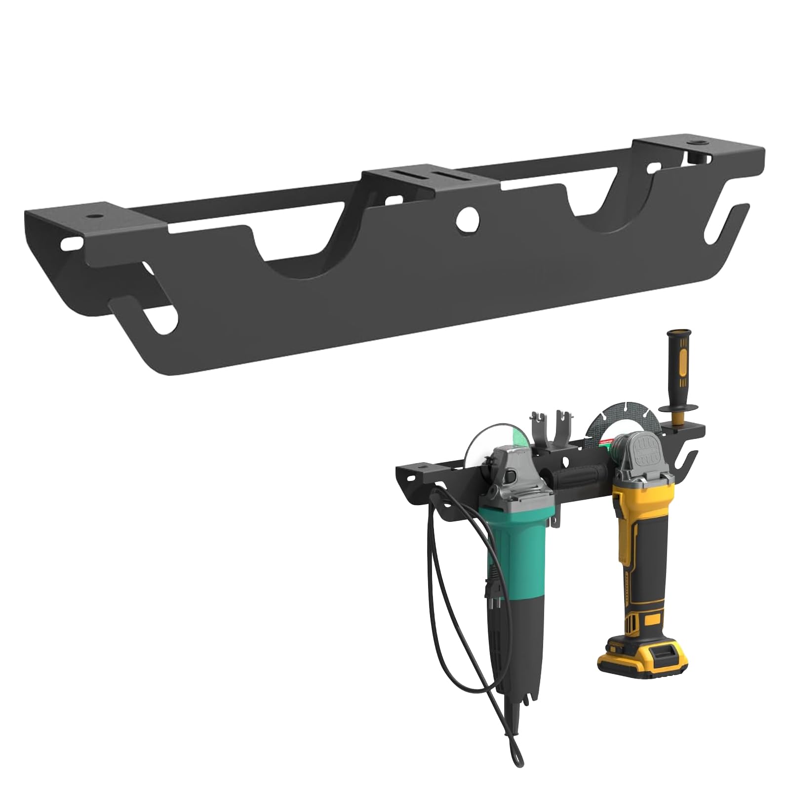 Fepinc Metal Angle Grinder Holder - Wall Mount Storage Rack for Power Tools | Workshop, Garage & Shed Organization | Durable Hand Tool Organizer for Angle Grinders | Perfect for DIY Projects & Home Improvement