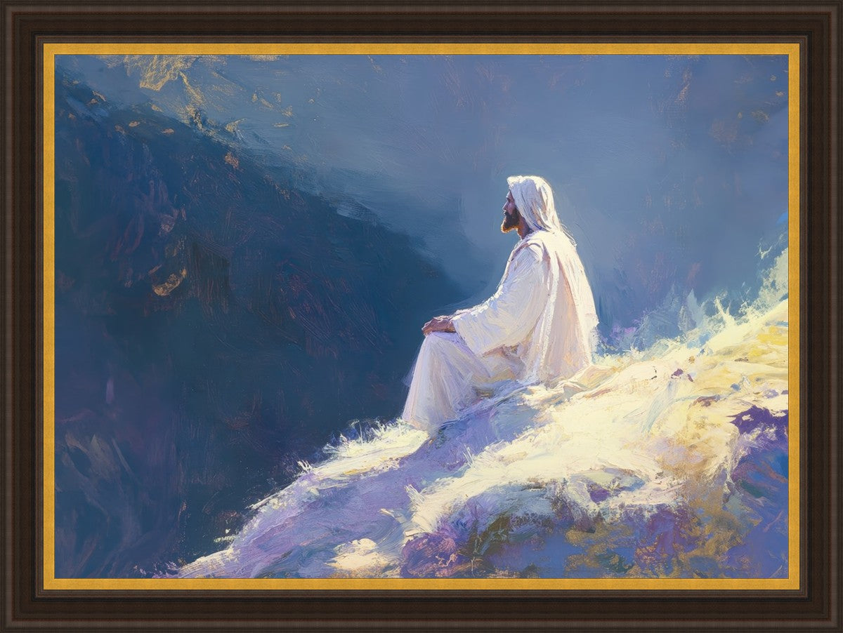 Contemplation Large Wall Art - Modern Abstract Canvas Painting for Living Room, Bedroom & Office Decor | Home & Interior Design