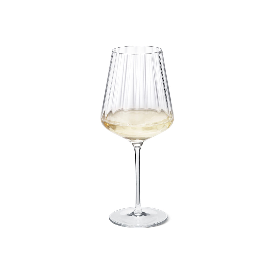 Premium Bernadotte Crystal White Wine Glasses - Set of 6 Elegant Stemware for Chardonnay, Sauvignon Blanc & Fine Dining | Perfect for Dinner Parties, Weddings & Gift Giving
