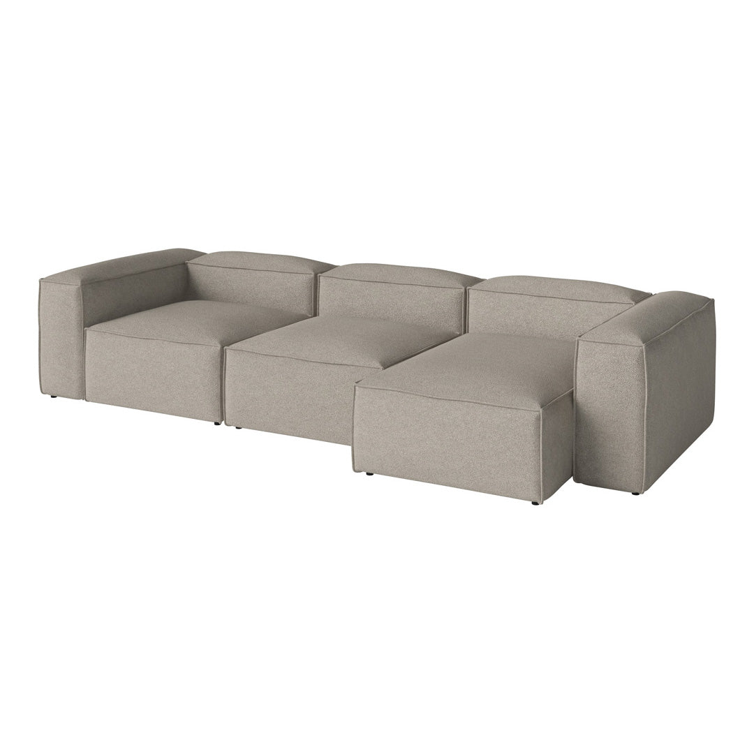 Cosima 3-Seater Sofa with Chaise Lounge - Modern L-Shaped Sectional Couch for Living Room, Apartment & Small Spaces - Soft Fabric Upholstery & Sturdy Frame - Perfect for Relaxing, Entertaining & Family Movie Nights