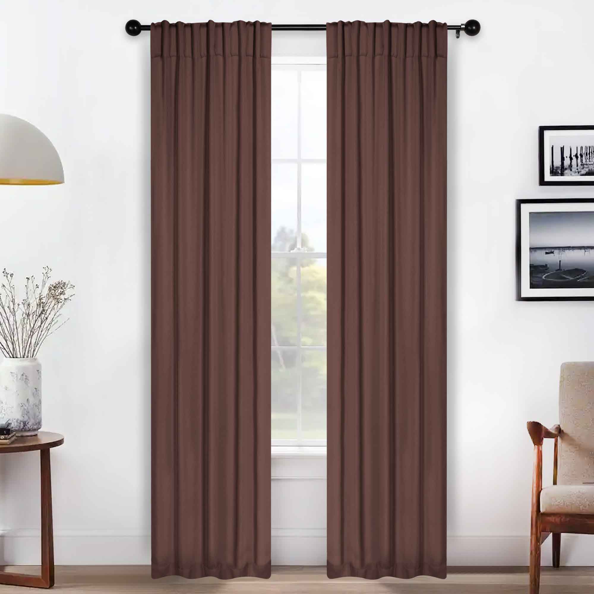 Blackout Curtains for Bedroom - Solid Room Darkening Thermal Insulated Drapes, Set of 2 Panels - Perfect for Nursery, Home Theater & Light Sleepers