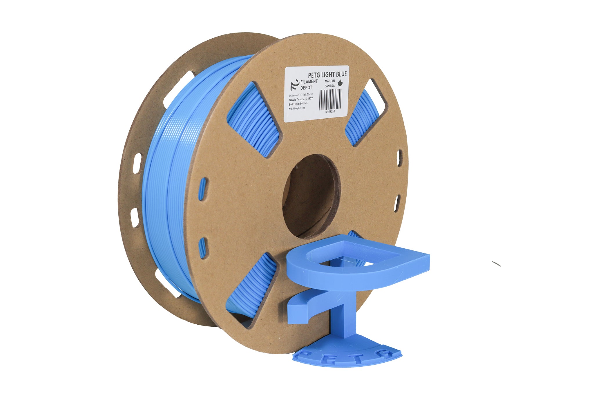 Premium PETG Filament 1.75mm 1kg Spool - High Strength, Low Warping 3D Printer Filament for Smooth Prints - Ideal for Functional Parts, Prototypes & DIY Projects