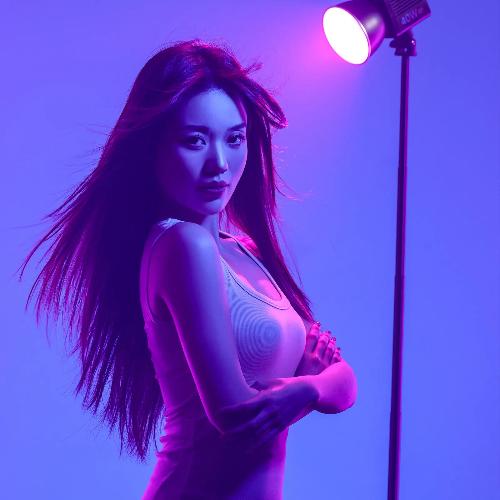 Ulanzi L024 40W RGB LED Video Light - Portable Photography Lighting for YouTube, TikTok, Vlogging & Live Streaming - Perfect for Content Creators & Studio Shoots