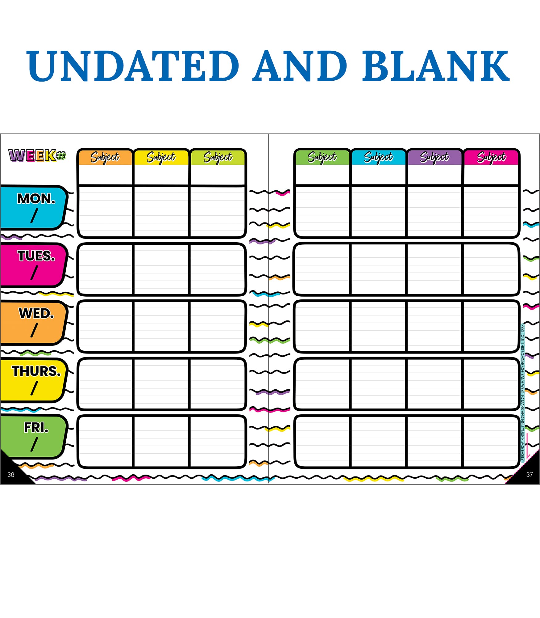 Carson Dellosa Kind Vibes Teacher Planner - 8