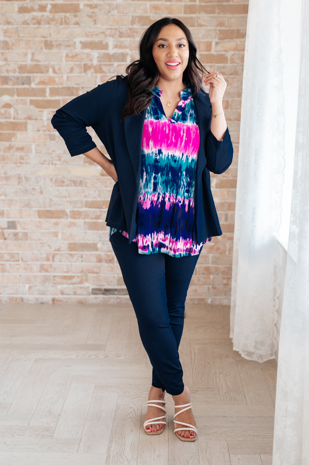 Lizzy Tie Dye Women's Tops - Trendy Casual & Festival Wear for Summer Outfits, Beach Days & Music Events