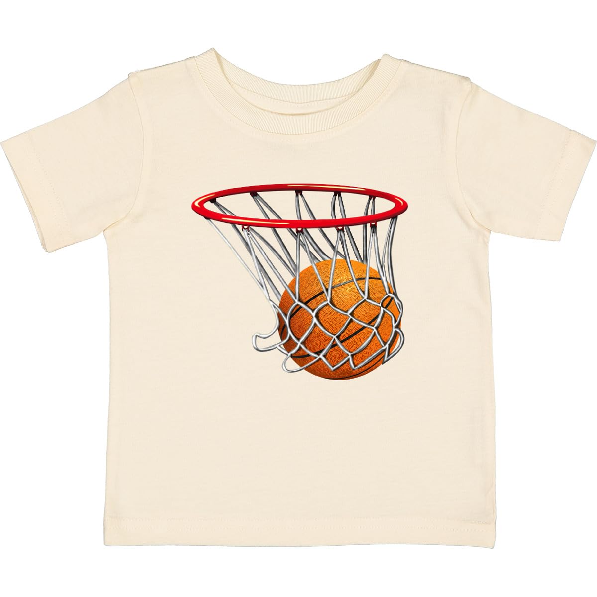 Basketball Swish Baby T-Shirt | Cute Basketball-Themed Infant Outfit | Perfect for Game Days, Playdates & Sports-Themed Photoshoots