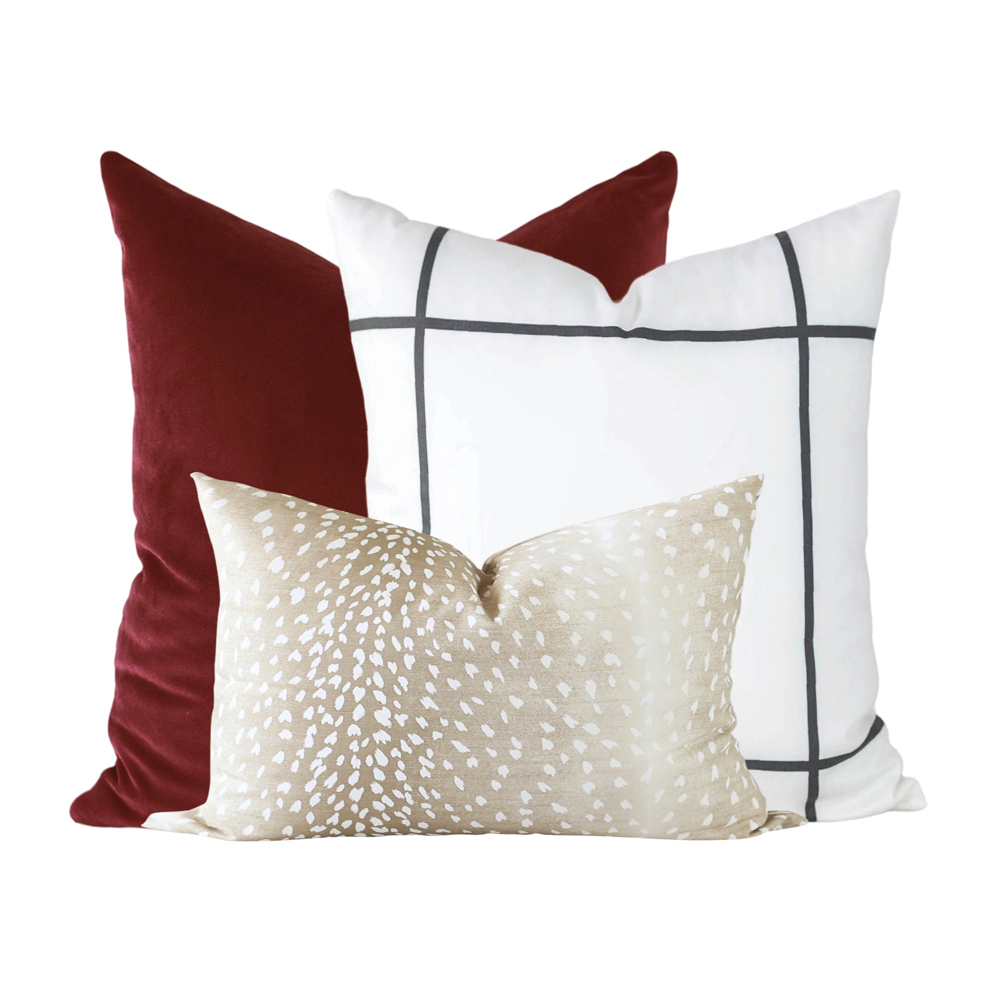Premium Pillow Combination Set #290 - Soft & Supportive Bed Pillows for Side, Back & Stomach Sleepers - Perfect for Home, Hotel & Travel Use