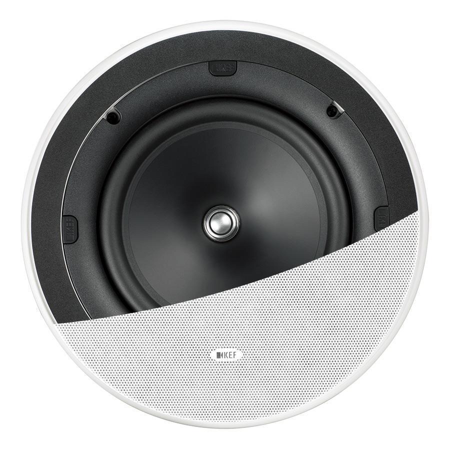 KEF Ci200ER 8-Inch In-Ceiling Speaker - High Performance Home Audio System for Living Room, Bedroom & Home Theater Installation