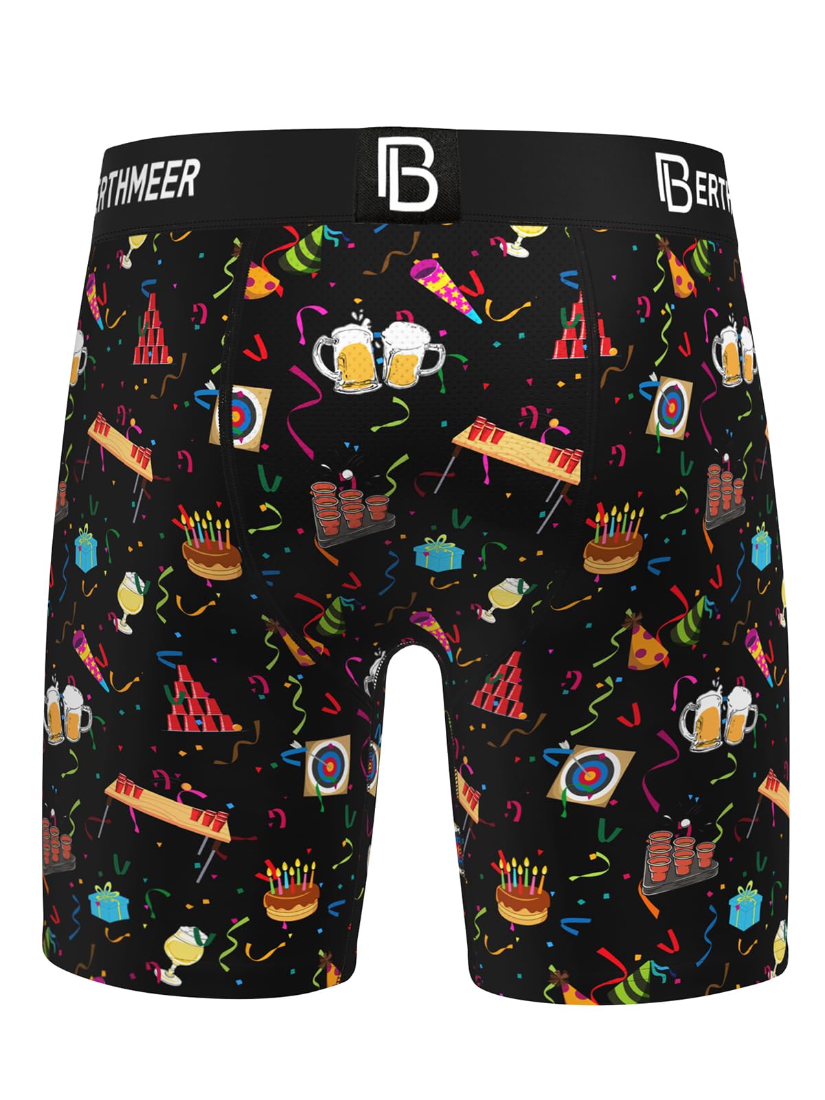 Men's Moisture-Wicking Boxer Briefs - Comfort Underwear for Work & Gym