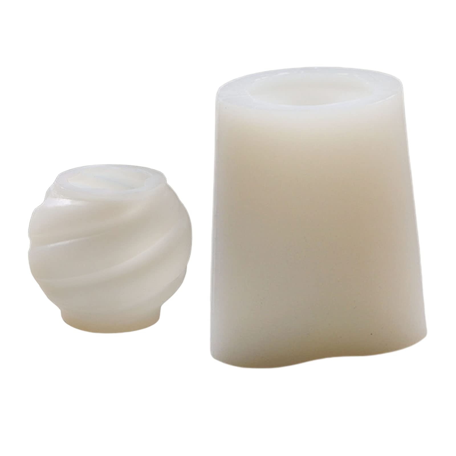 CALANDIS DIY Silicone Candle Molds for Candle Making - Heart Shaped Wax & Soap Molds Set - Perfect for Home Decor, Gifts, and Craft Projects