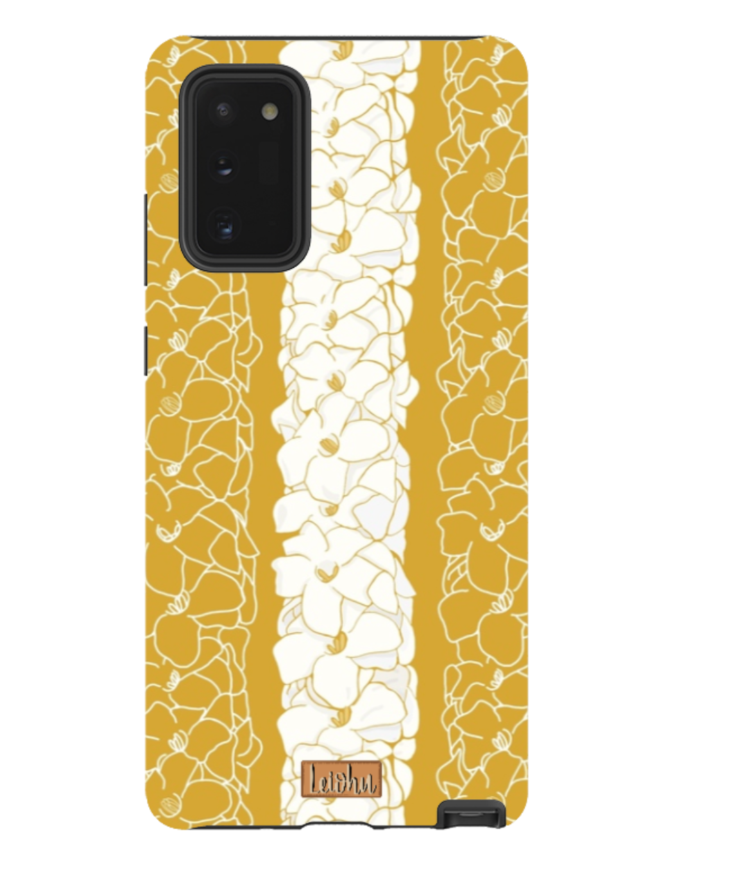 Double Puakenikeni Lei Hawaiian Flower Necklace - Perfect for Weddings, Luaus & Special Occasions | Samsung Note Accessory