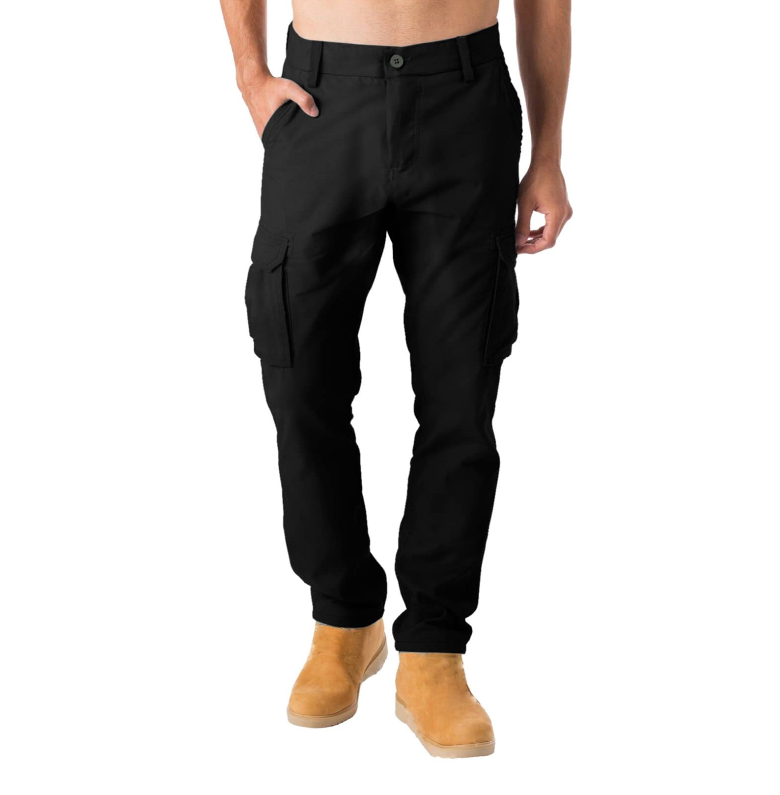 Men's Black Swim Shorts - Quick Dry Lounge Shorts with Pockets | Comfortable Short Swim Trunks for Beach, Pool & Vacation | SEF-93
