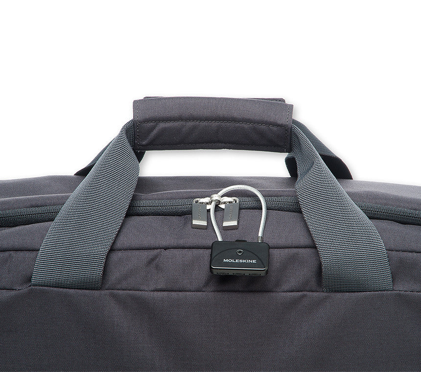 Moleskine Mycloud Horizontal Weekender Bag - 15 Inch Laptop Backpack for Digital Devices - Perfect for Travel, Work & School (Black)