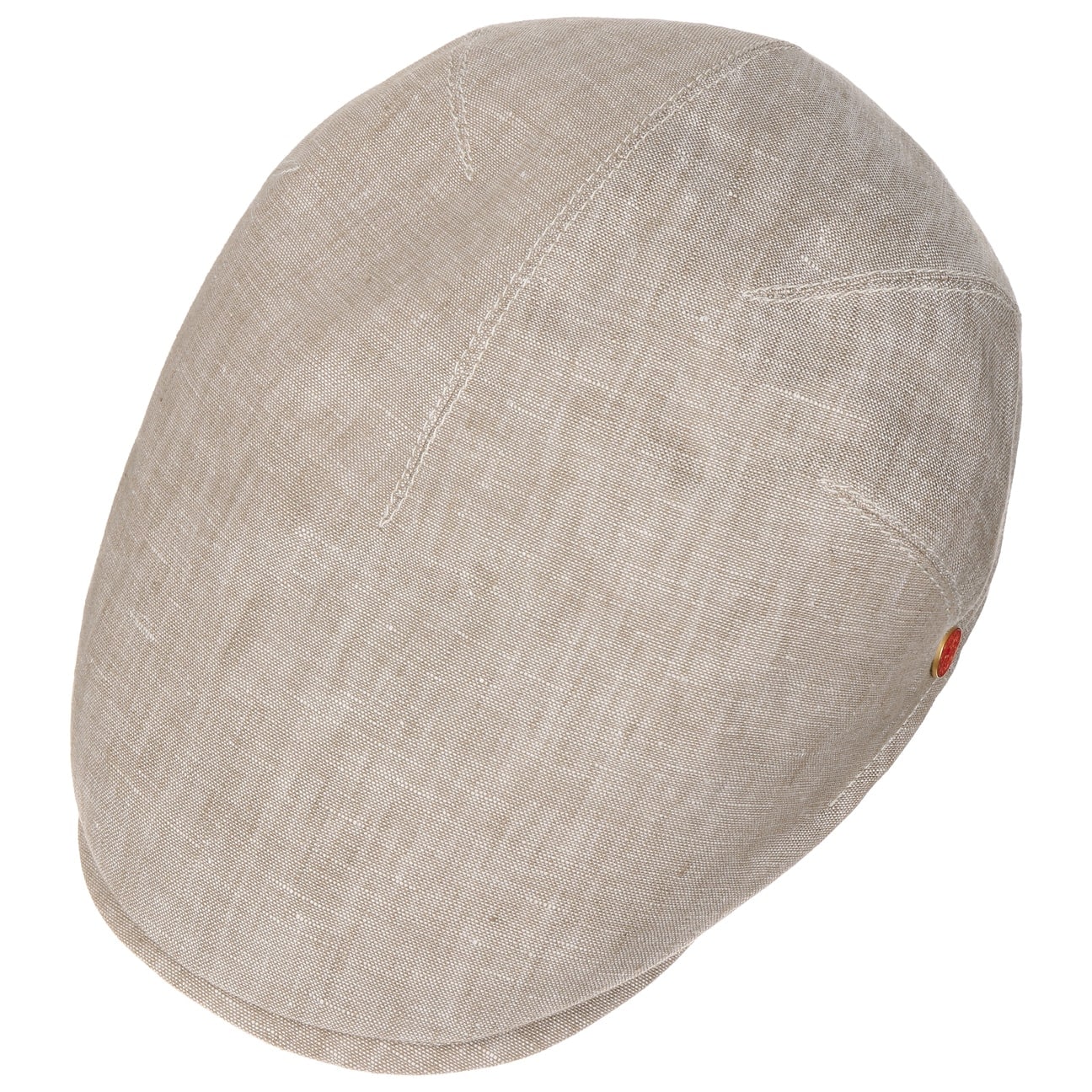 Mayser Sidney Linen Flat Cap for Men - Classic Summer Hat for Outdoor Activities, Travel & Casual Wear