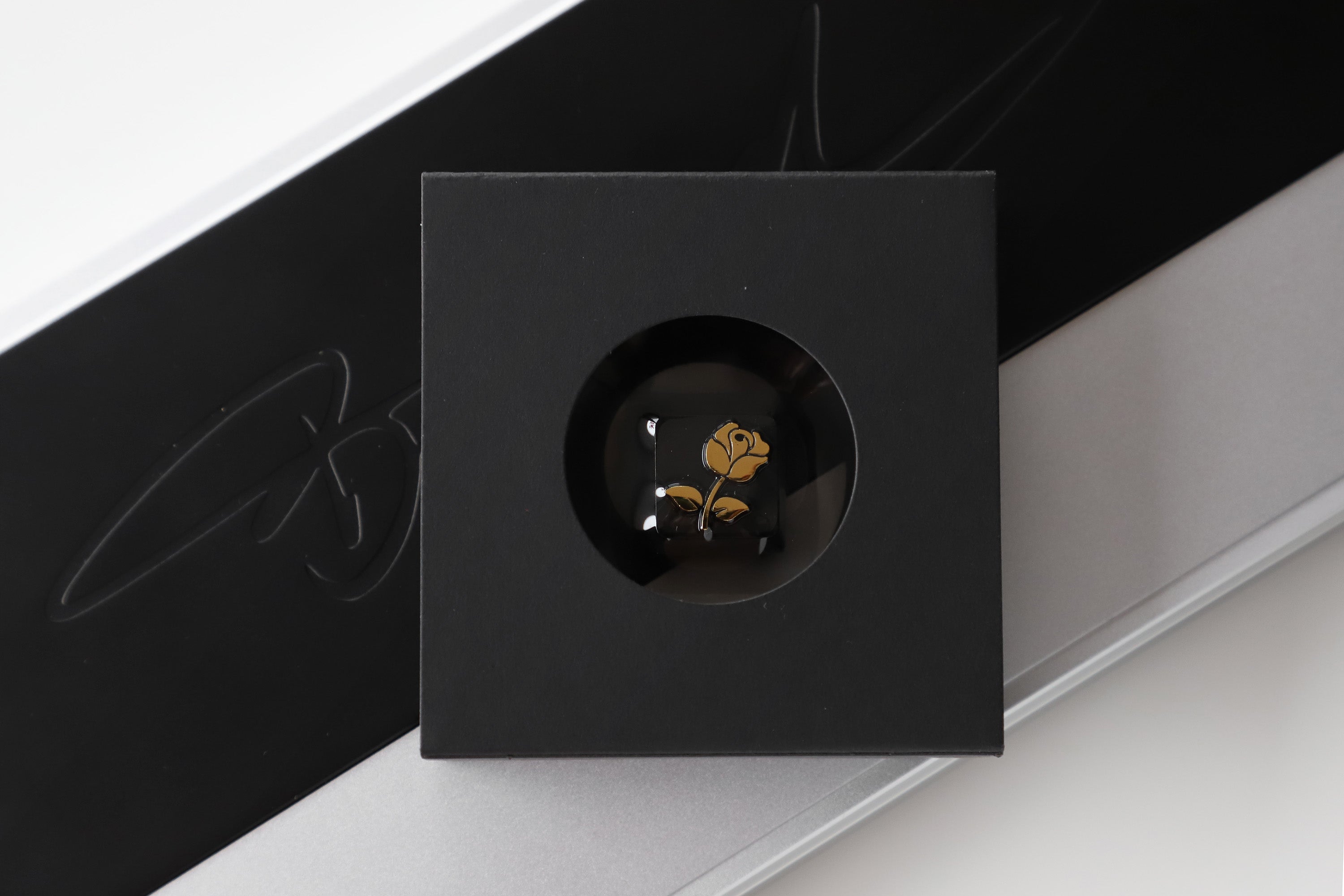 Personalized Rose Metal Keycap - Zinc Alloy Custom Keycap for Mechanical Keyboards | Unique Love Letter Design | Perfect for Gaming, Typing & Gift Giving