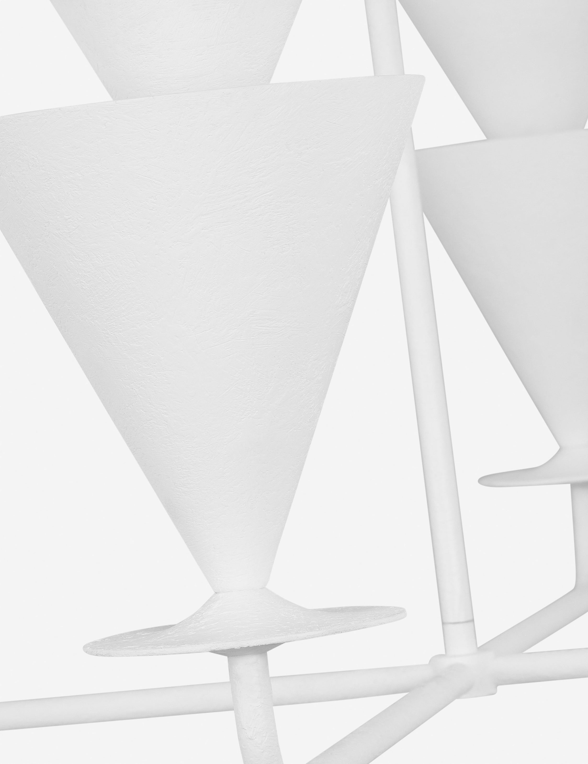 Cornet Chandelier by Christiane Lemieux - Modern Crystal Ceiling Light Fixture for Dining Room & Living Room Decor