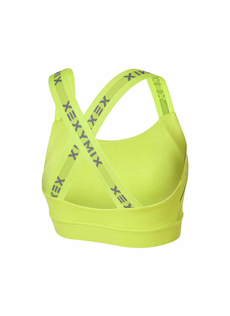RX Black Label 360N Reflective Sports Bra Top for Women - High Visibility Workout Top for Running, Yoga & Gym - Moisture Wicking & Breathable Activewear