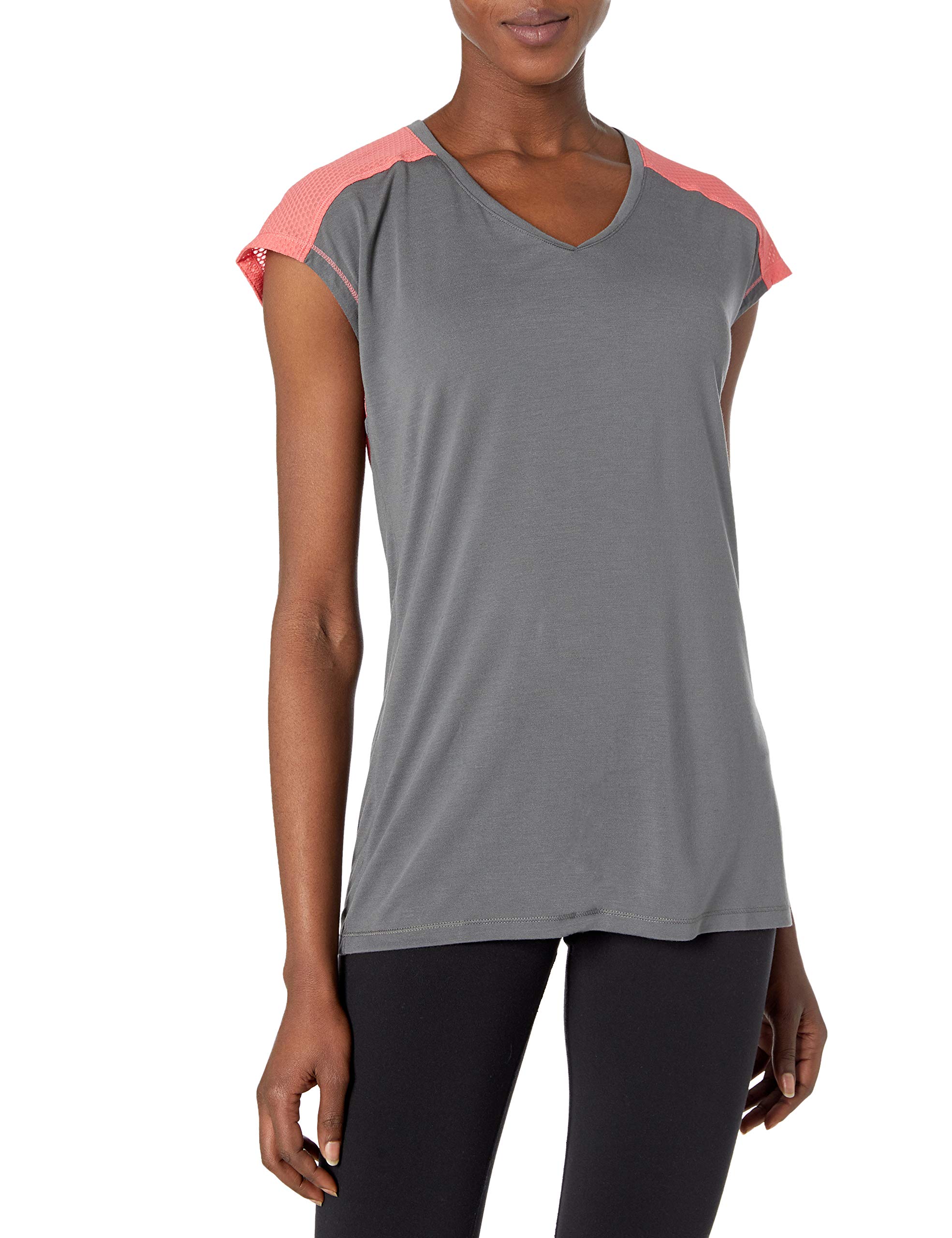 Mission Women's VaporActive Isobar Open Back Workout Top - Lightweight Breathable Running & Yoga Shirt for Gym, Fitness & Active Lifestyle