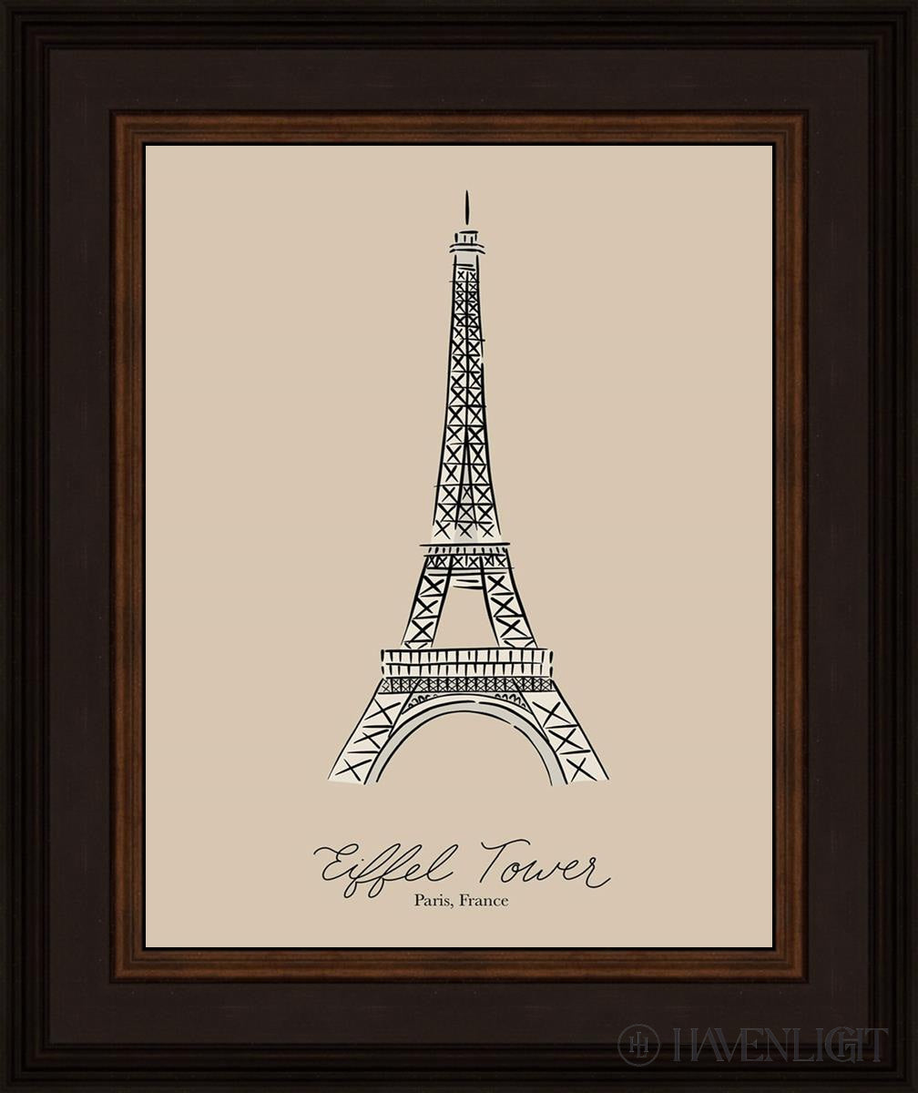 Eiffel Tower Art Print by Elise Gomez - Elegant Parisian Wall Decor for Home, Office & Gifts