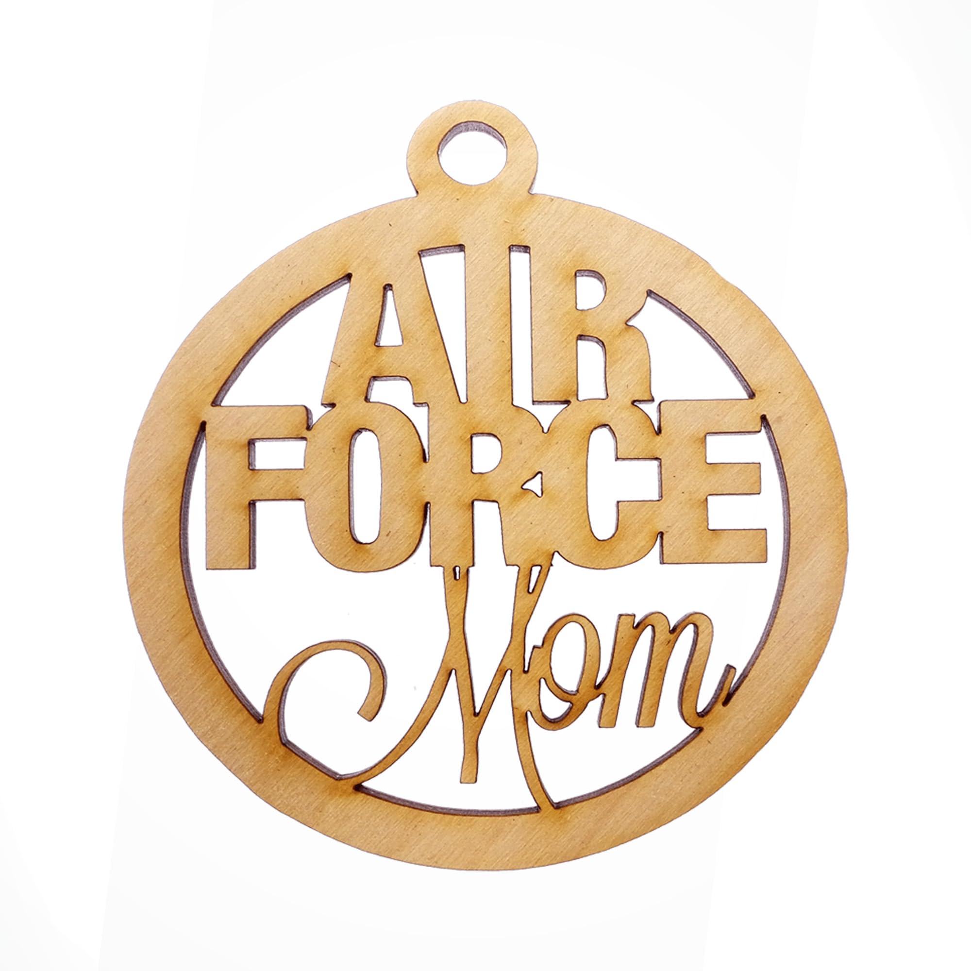 Personalized Air Force Mom Christmas Ornament - Custom Military Gift for Air Force Mothers - Perfect for Holiday Decorations & Military Appreciation Gifts