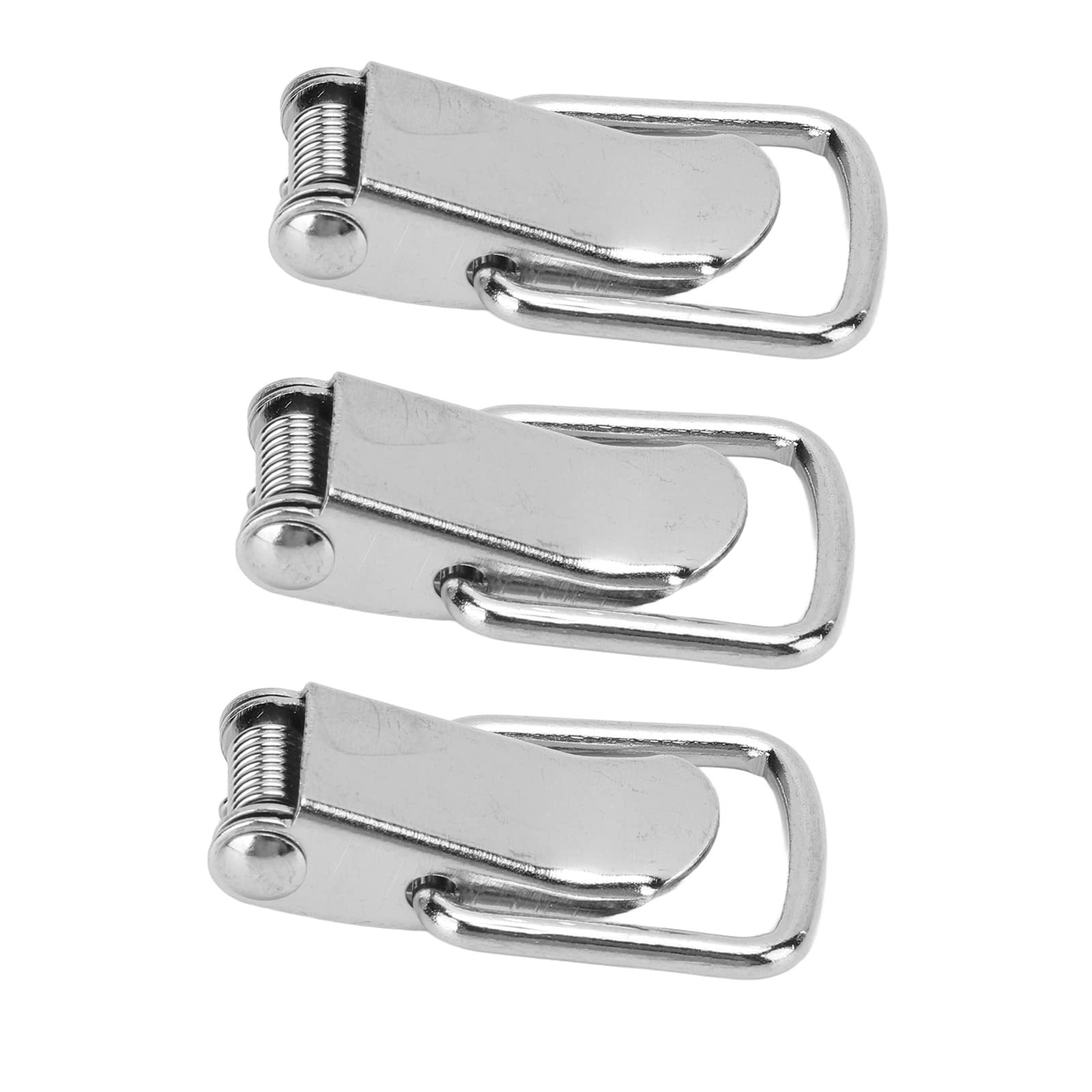Ladieshow 20-Pack Small Iron Box Duckbill Buckle Spring Locks - Decorative Clasp Fasteners for DIY Crafts, Jewelry Making, and Handbag Repair
