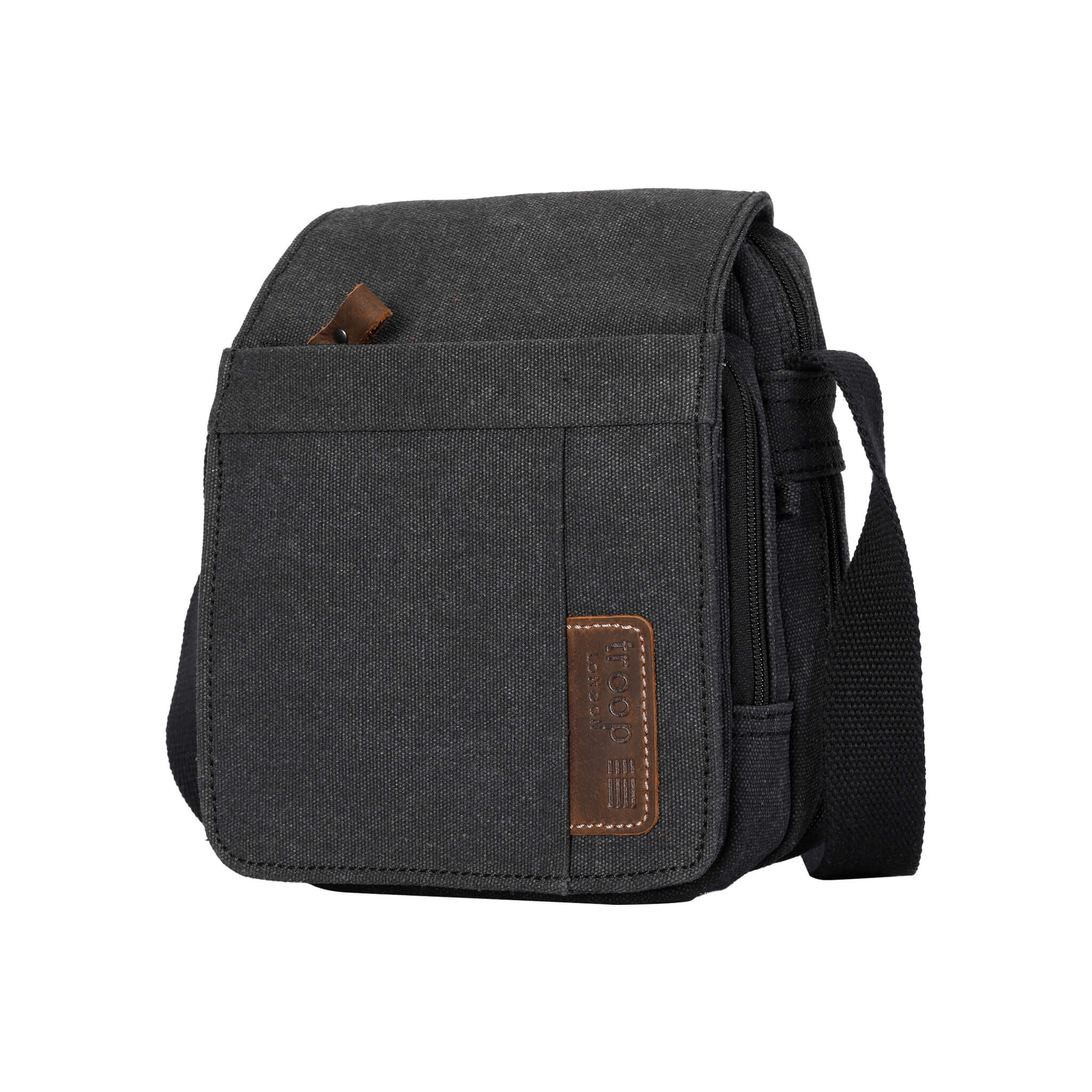 Troop London Classic Canvas Crossbody Bag for Men & Women - Stylish & Durable Messenger Bag for Travel, Work & Everyday Use